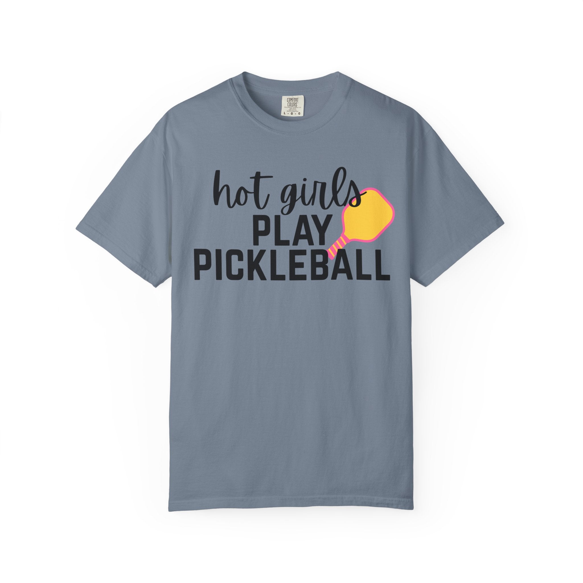 Hot Girls Play Pickleball T-Shirt — Funny Pickleball Tee for Women Players
