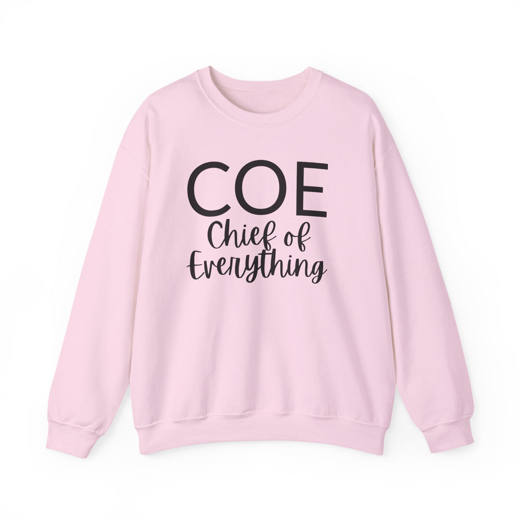 COE Chief of Everything Crewneck Sweatshirt — Funny mom