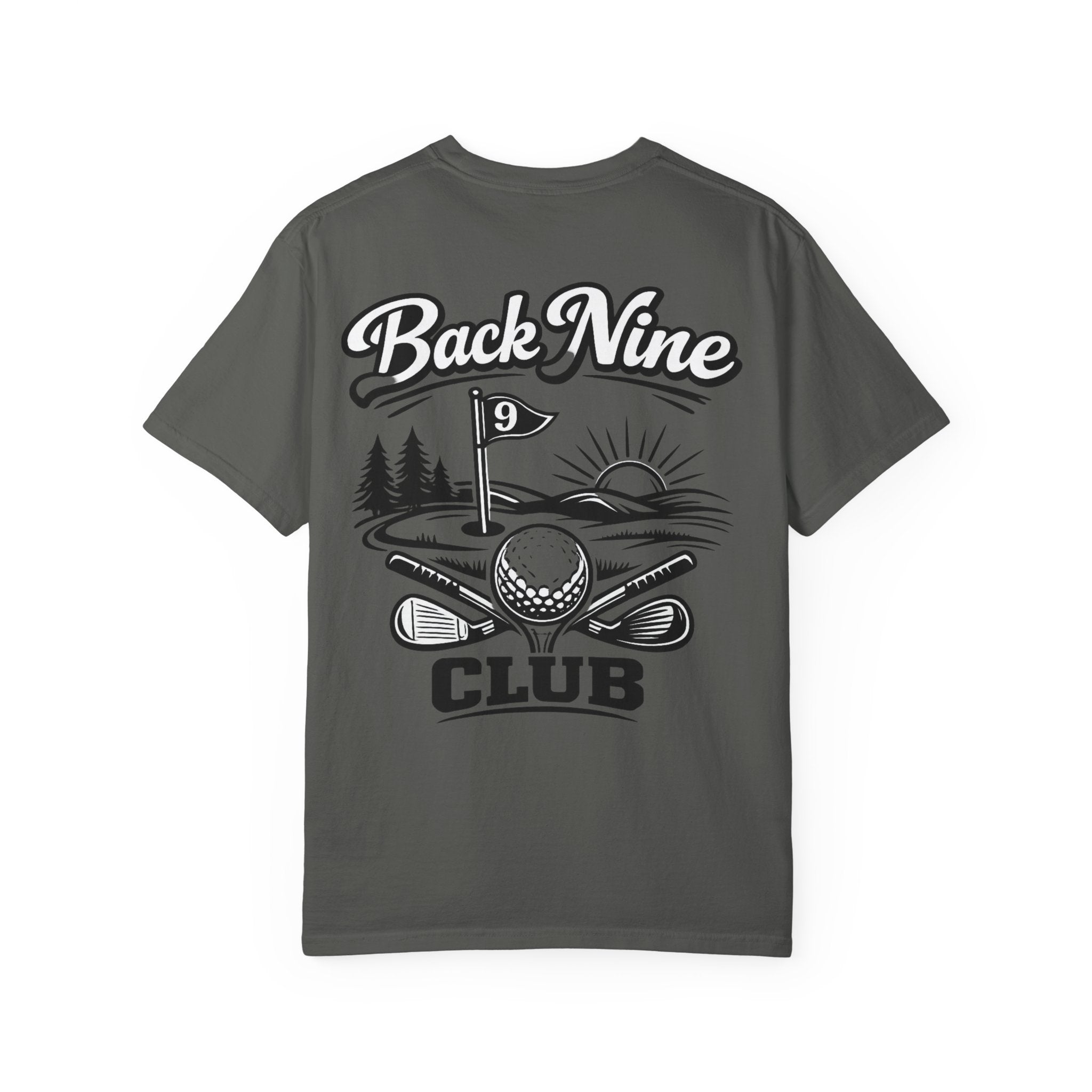 Golf Back Nine Club T-Shirt — Vintage 9-Hole Golf Design