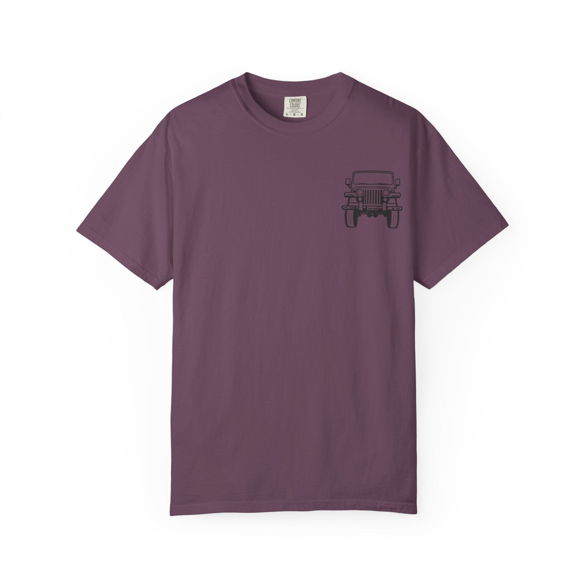 Jeep Graphic T-Shirt — "Financially Stable Was Never the Goal" Casual Adventure Tee