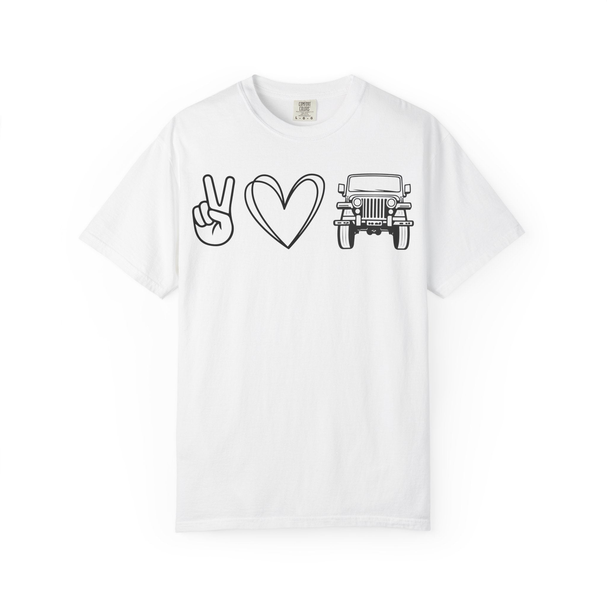Jeep Peace Heart T-Shirt