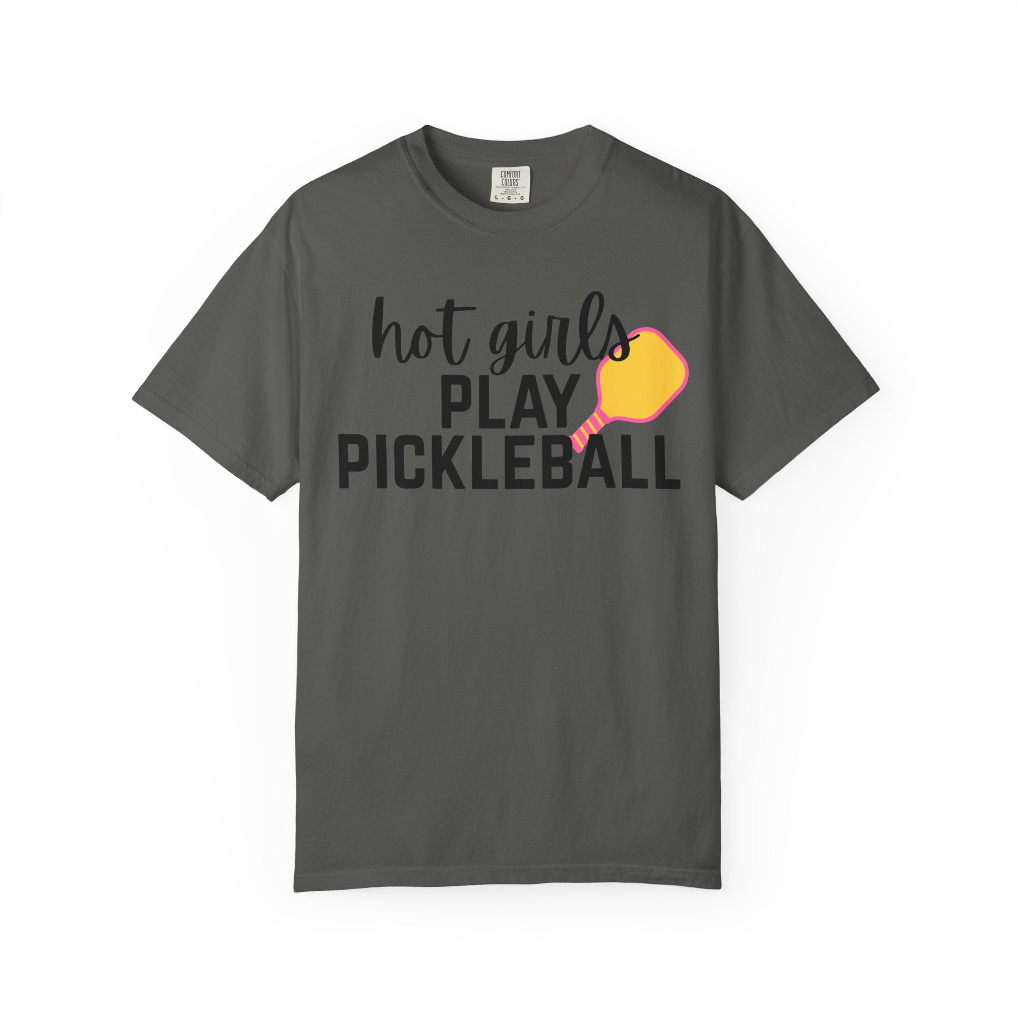 Hot Girls Play Pickleball T-Shirt — Funny Pickleball Tee for Women Players