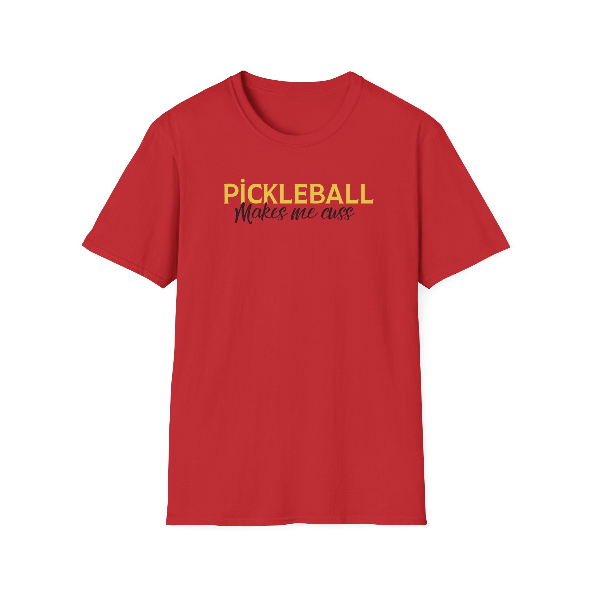 Pickleball Makes Me Blush T-Shirt — Funny Pickleball Player Tee