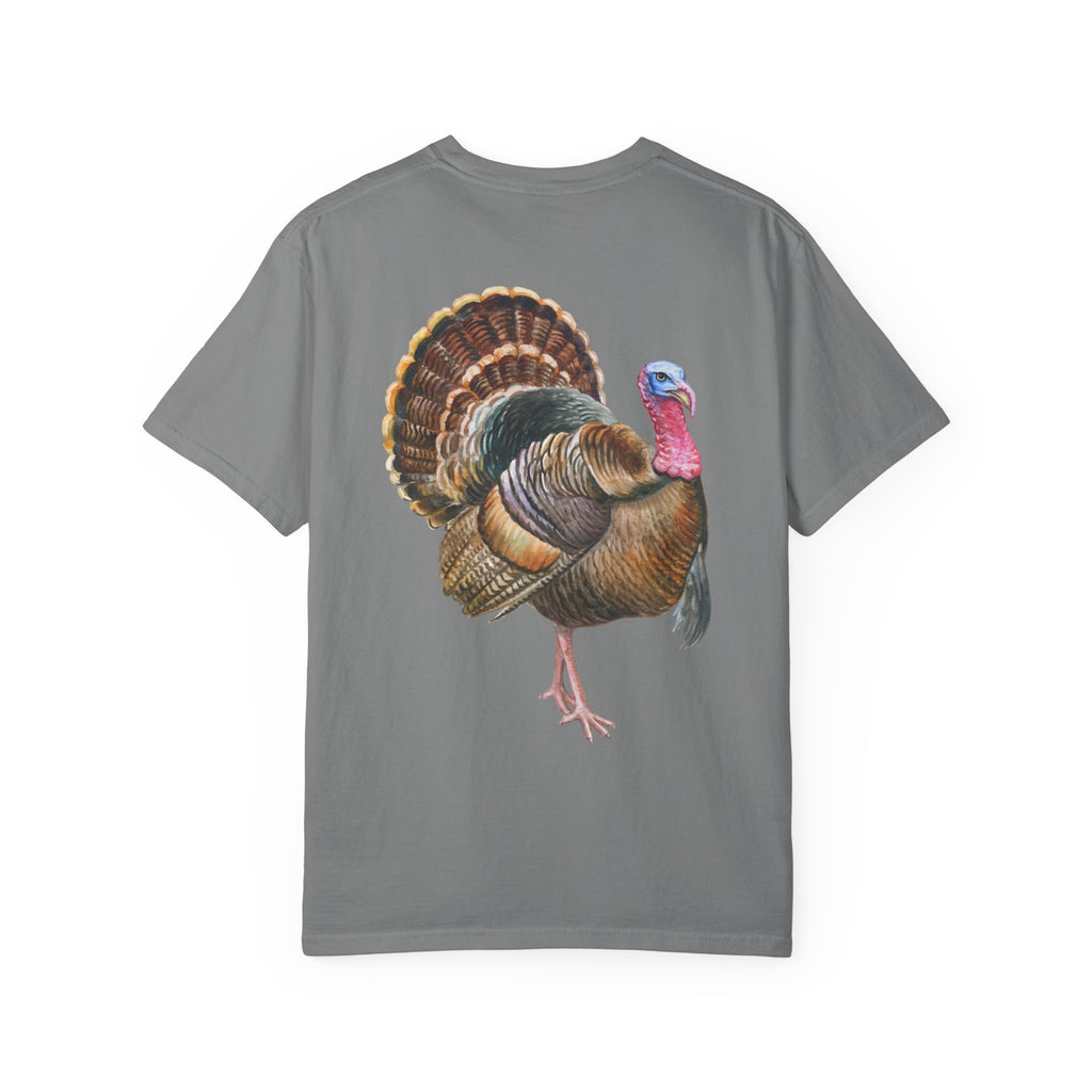 Callin' Shots Turkey T‑Shirt — Funny Turkey Hunting Tee