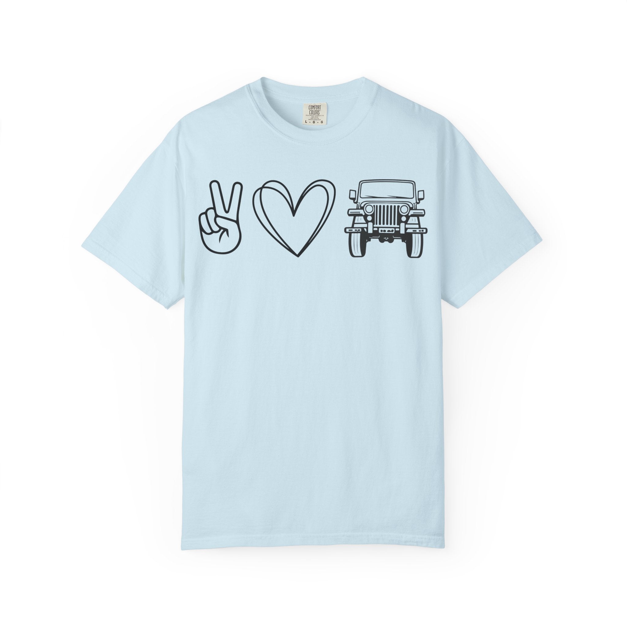 Jeep Peace Heart T-Shirt
