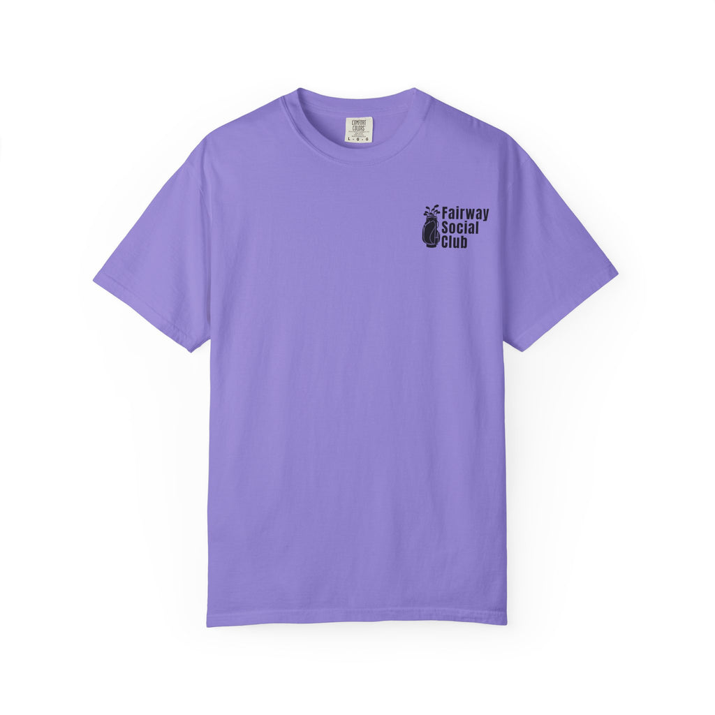 Fairway Social Club Golf T-Shirt — Pocket Logo & Back Graphic