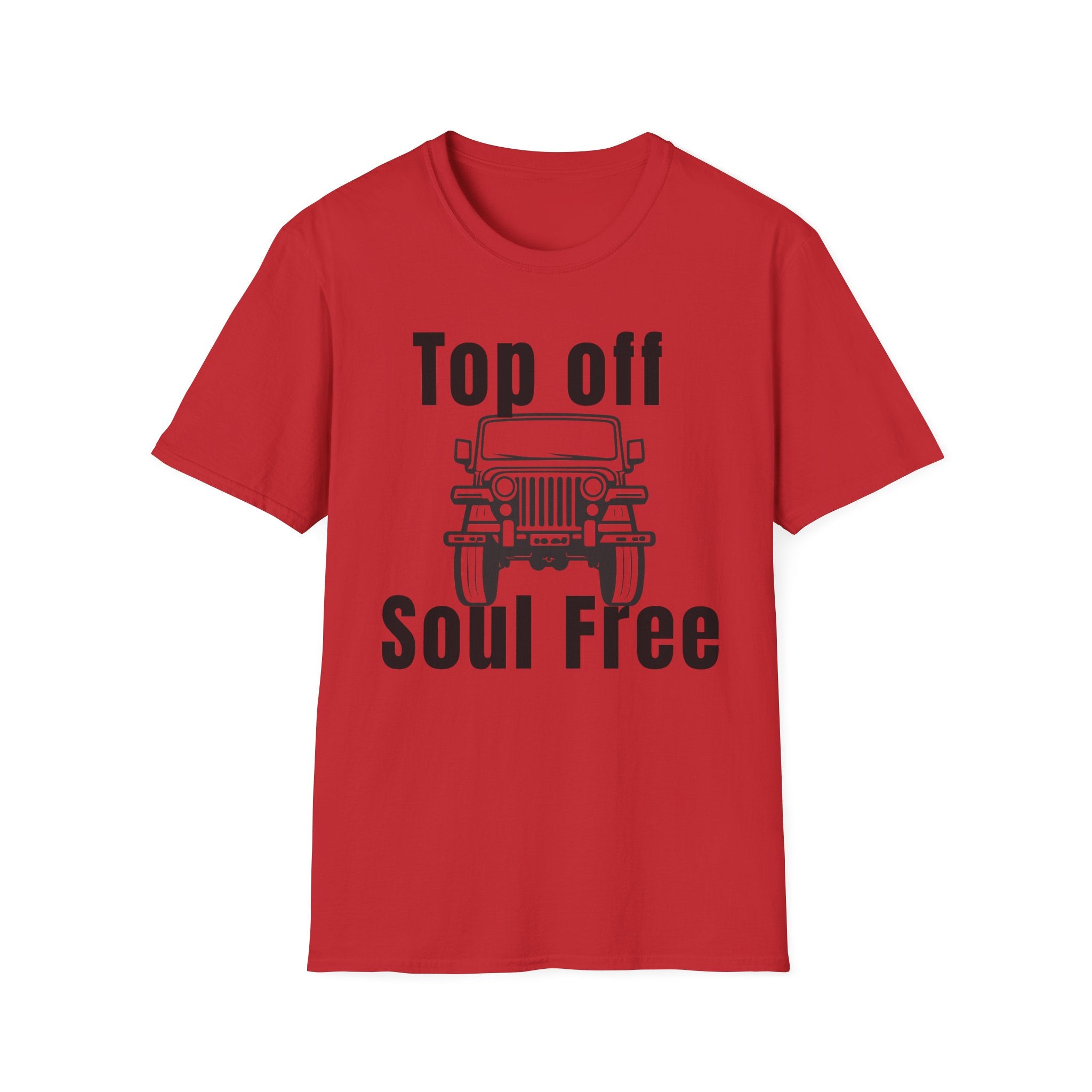 Jeep "Top Off Soul Free" T-Shirt - Off-Road Adventure Graphic Tee