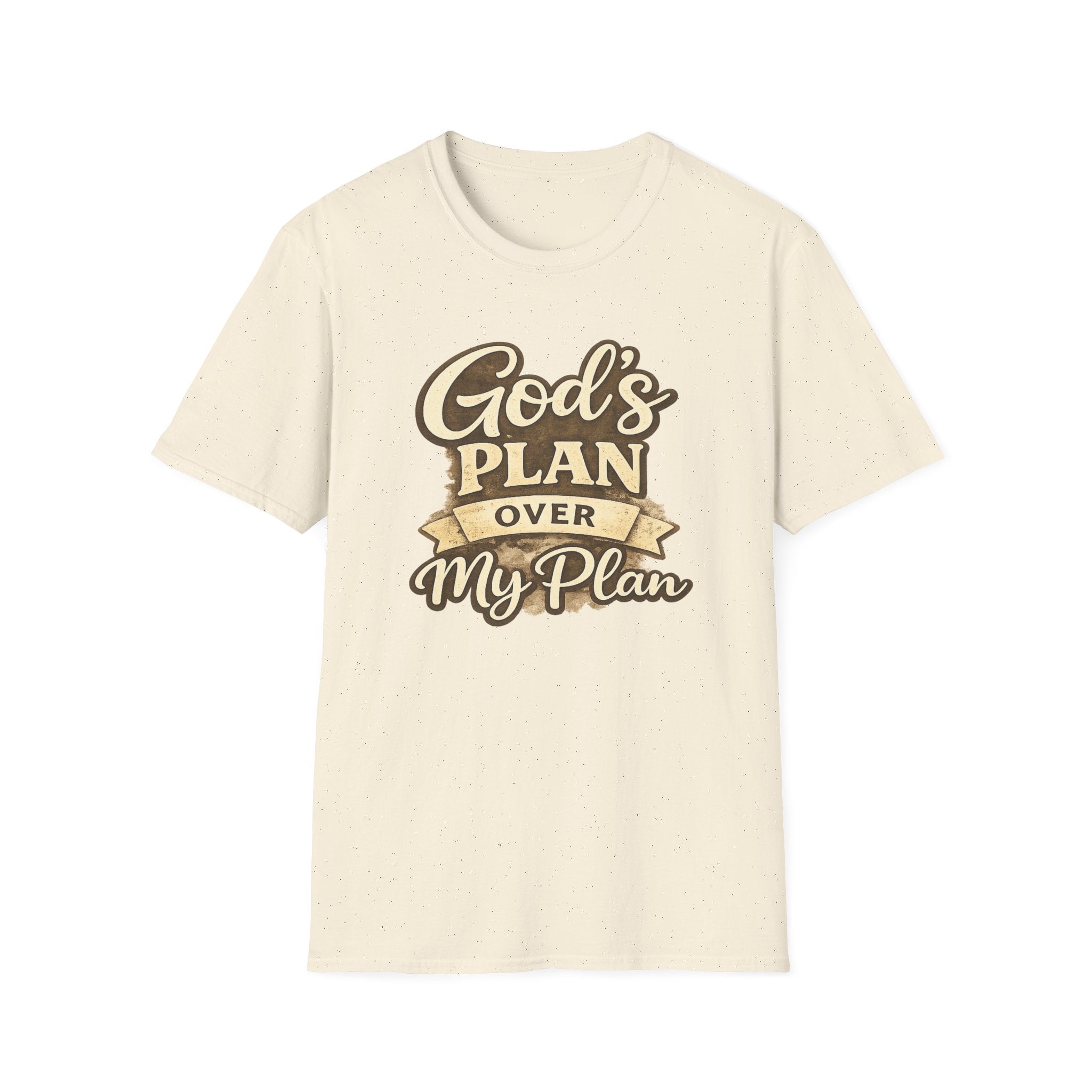 God's Plan Over My Plan T-Shirt — Inspirational Christian Faith Tee