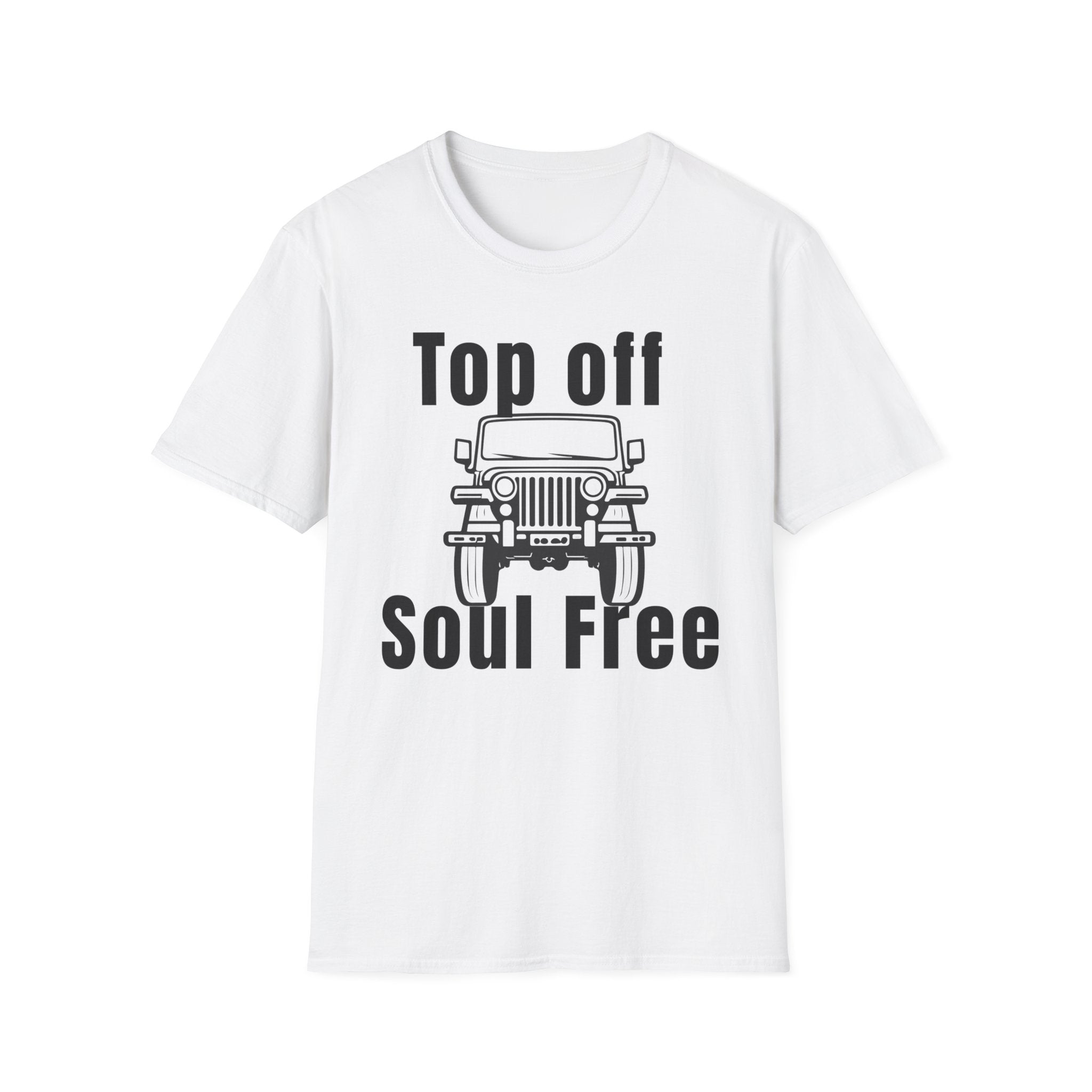 Jeep "Top Off Soul Free" T-Shirt - Off-Road Adventure Graphic Tee