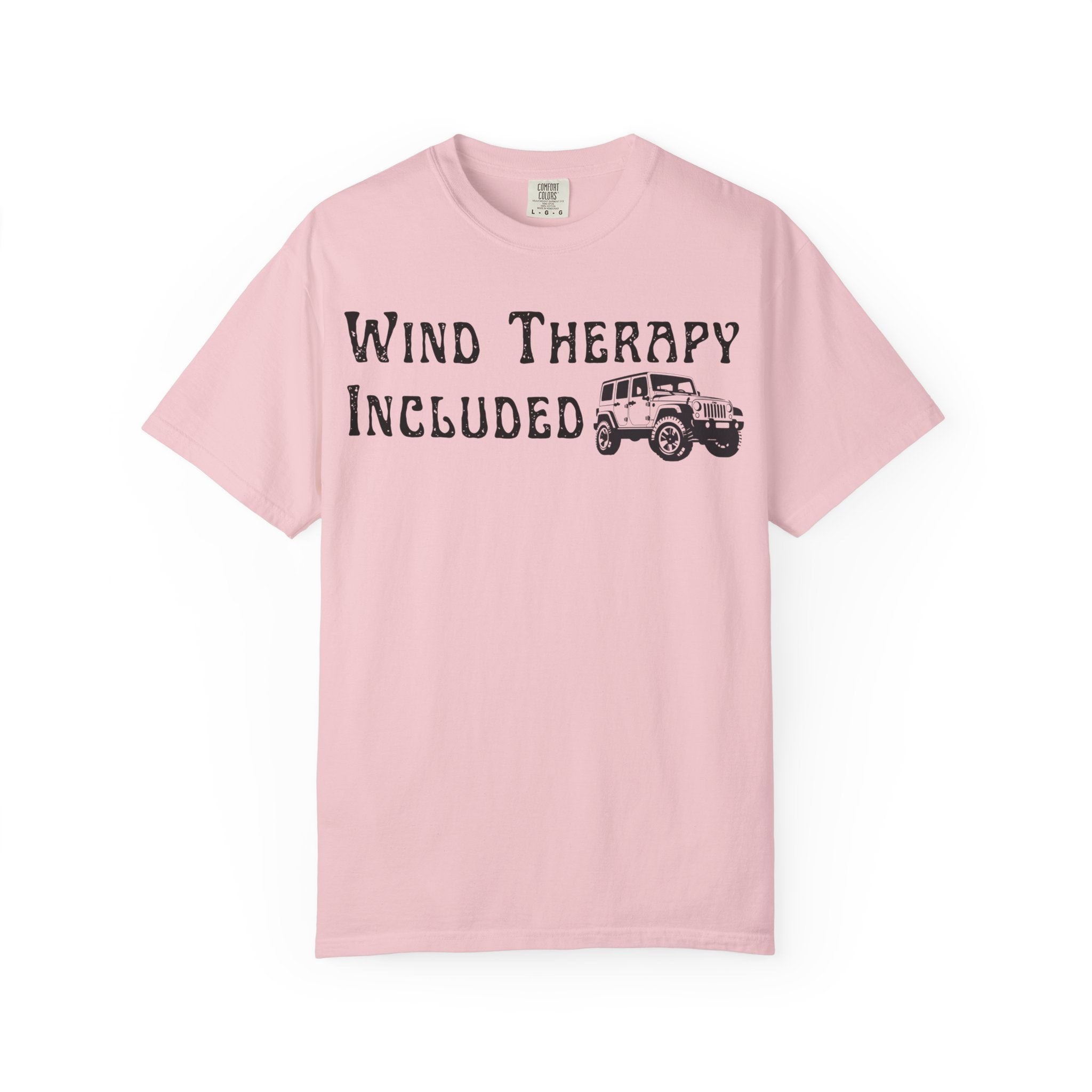 Wind Therapy Included T-Shirt — Vintage Jeep Outdoor Adventure Tee