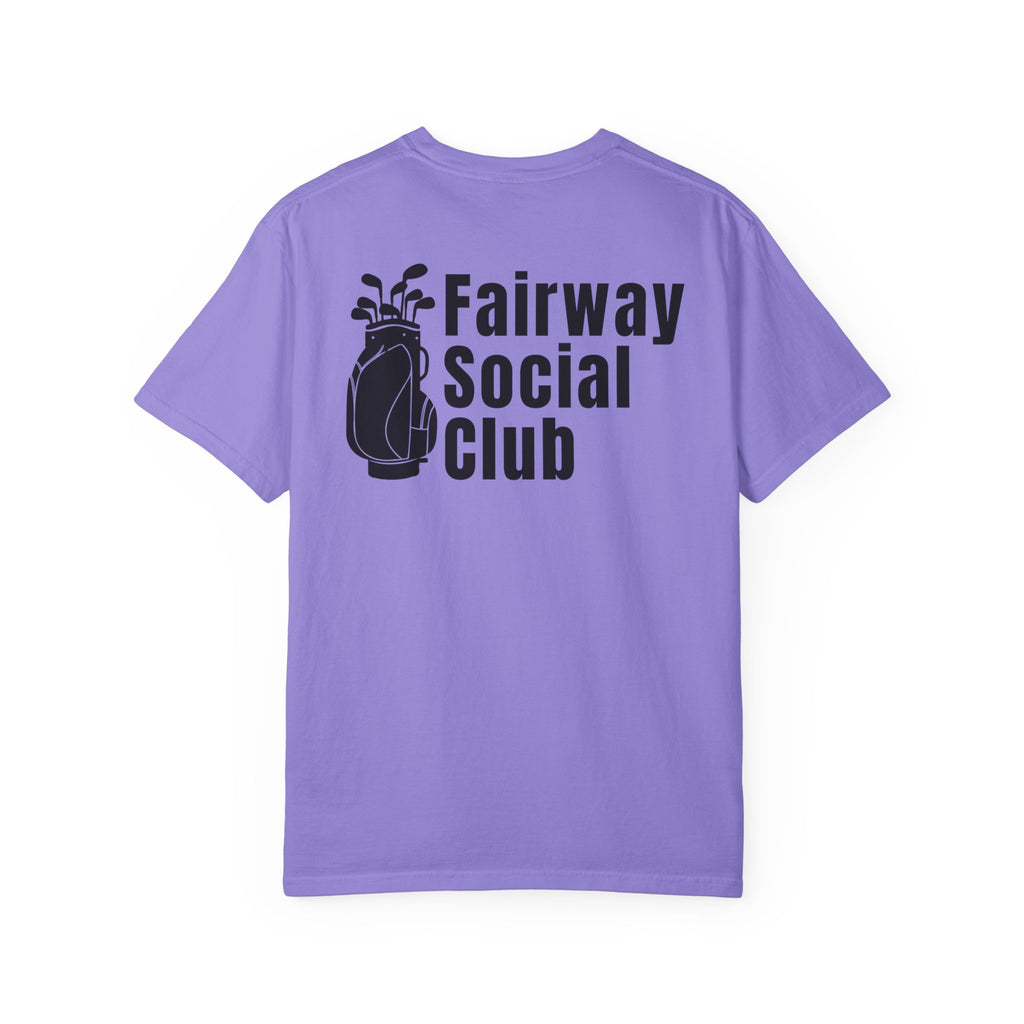 Fairway Social Club Golf T-Shirt — Pocket Logo & Back Graphic