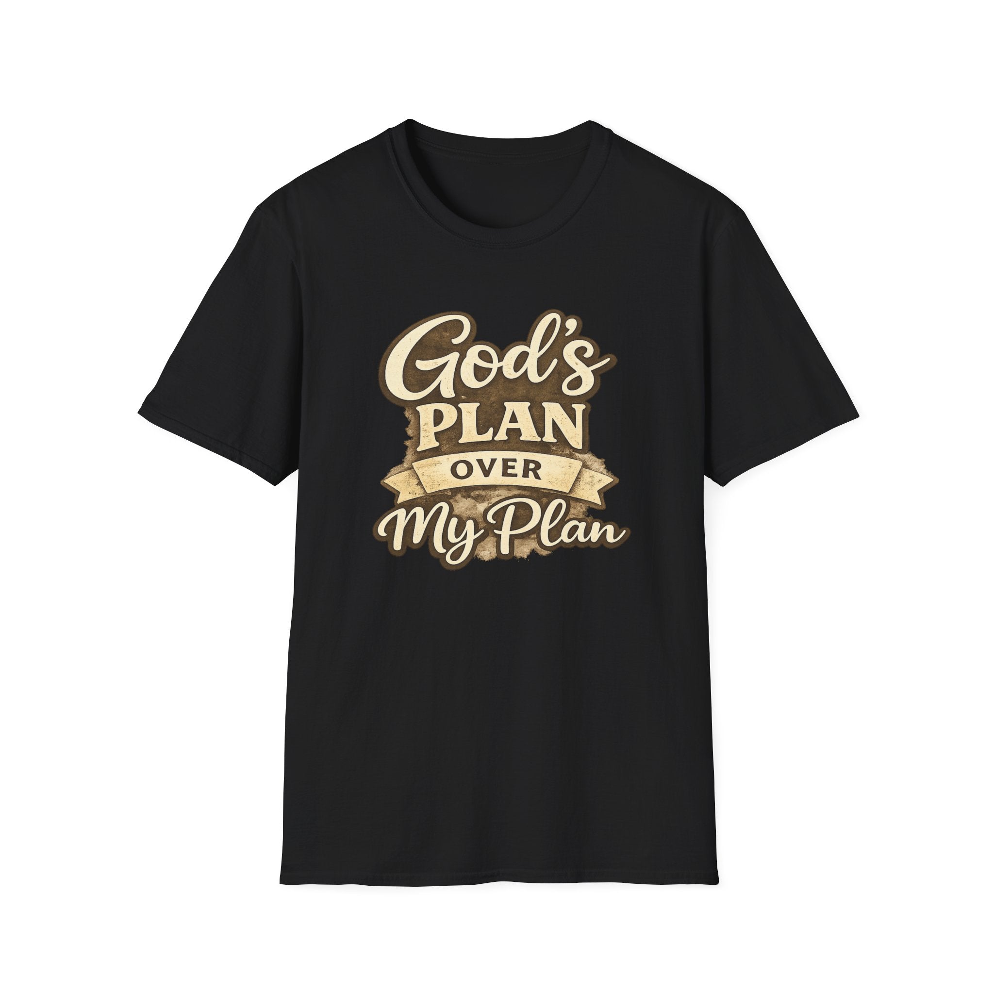 God's Plan Over My Plan T-Shirt — Inspirational Christian Faith Tee