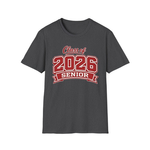 Class of 2026 Senior T-Shirt - Graduation Tee for High School & College Seniors