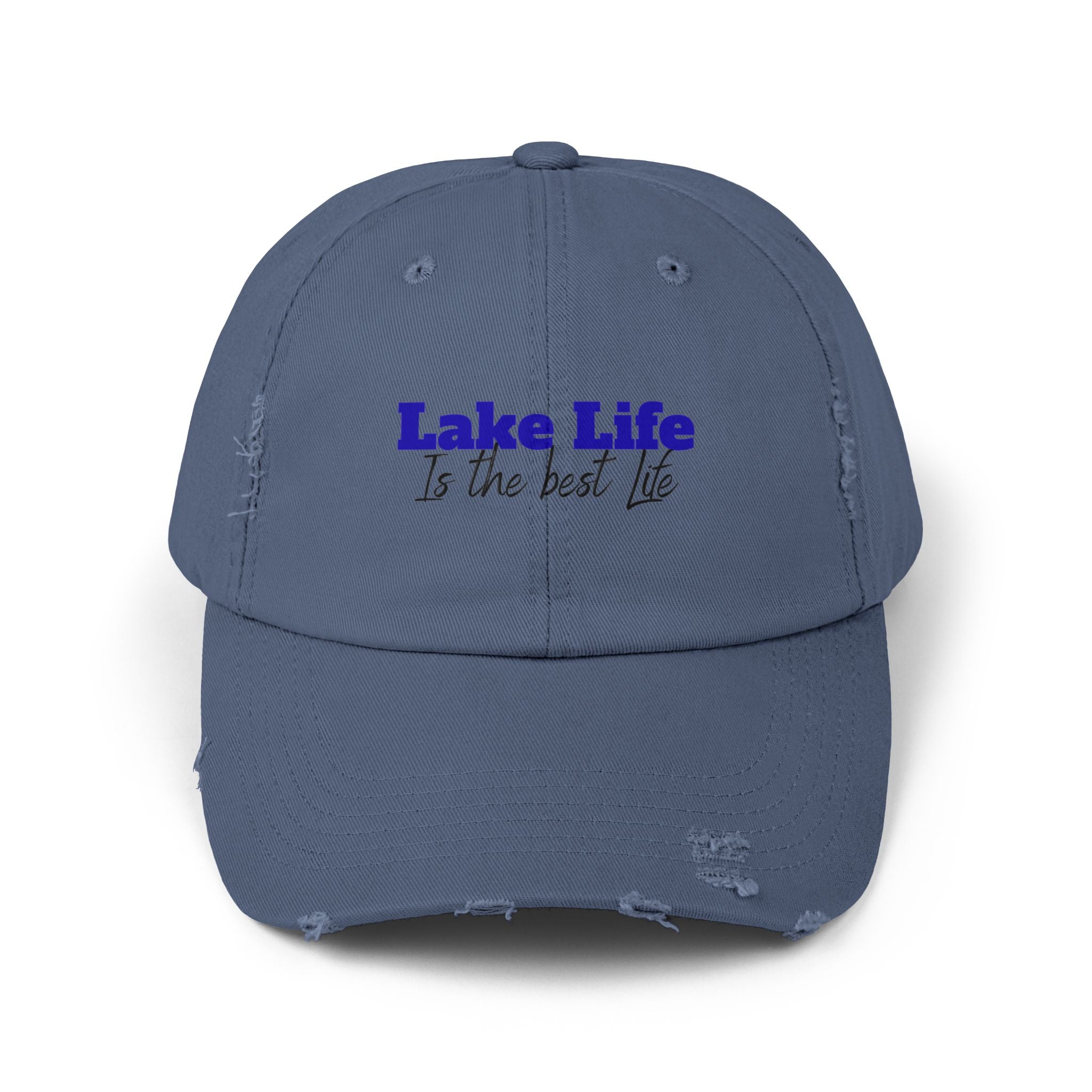 Lake Life Is the Best Life Distressed Cap
