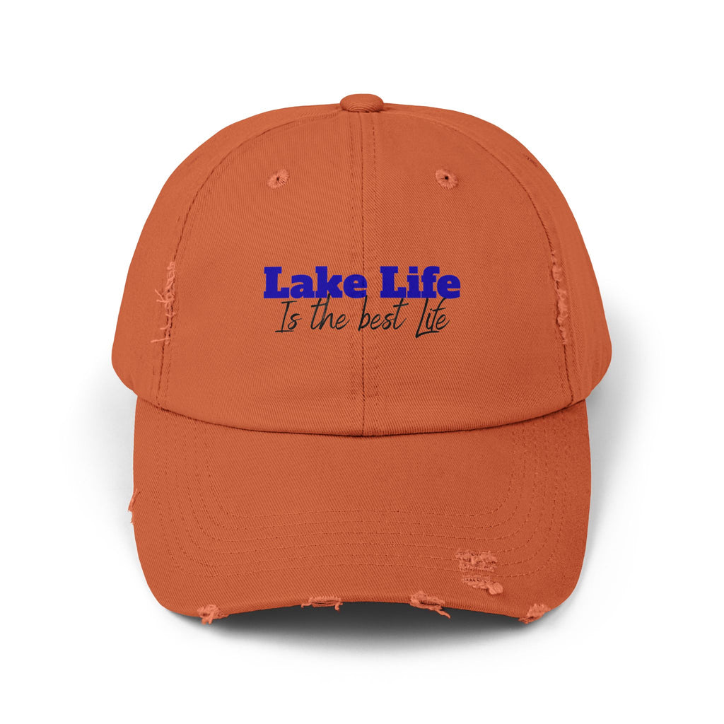 Lake Life Is the Best Life Distressed Cap