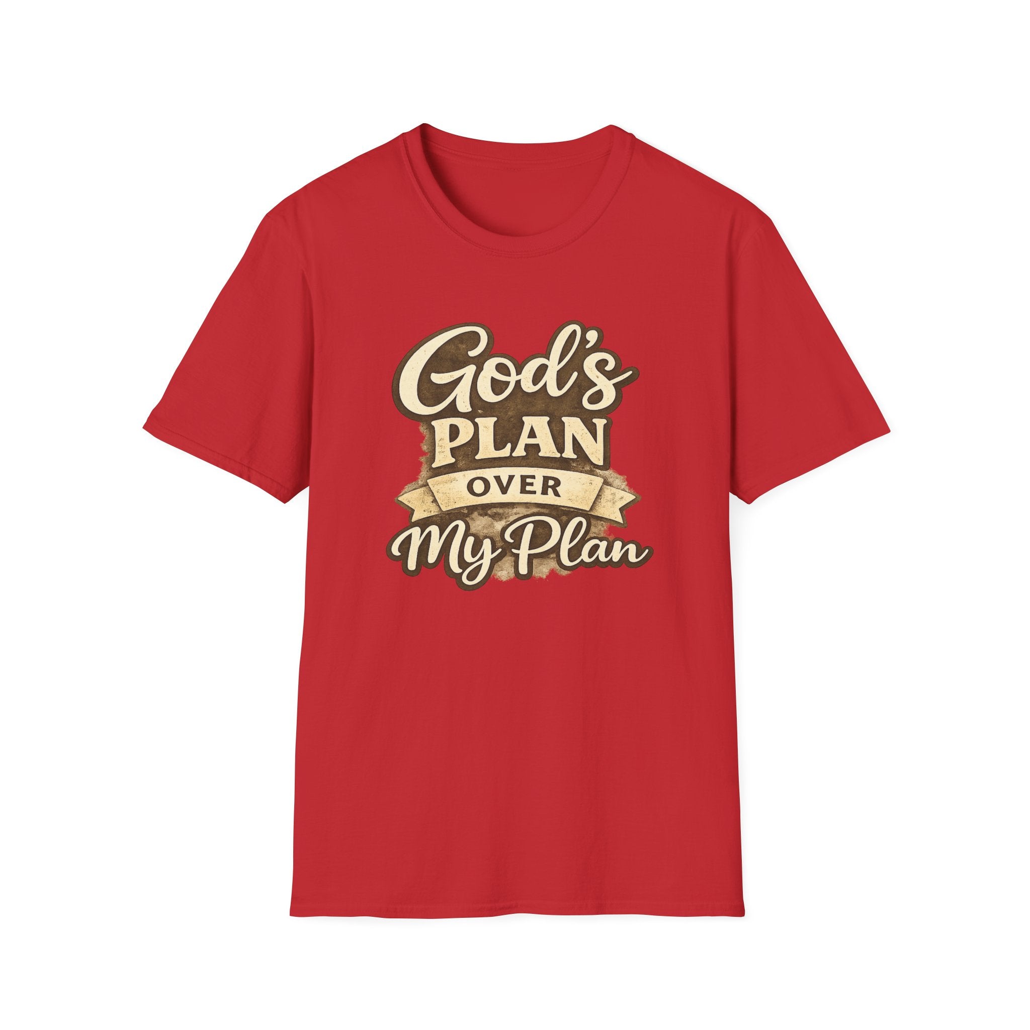 God's Plan Over My Plan T-Shirt — Inspirational Christian Faith Tee