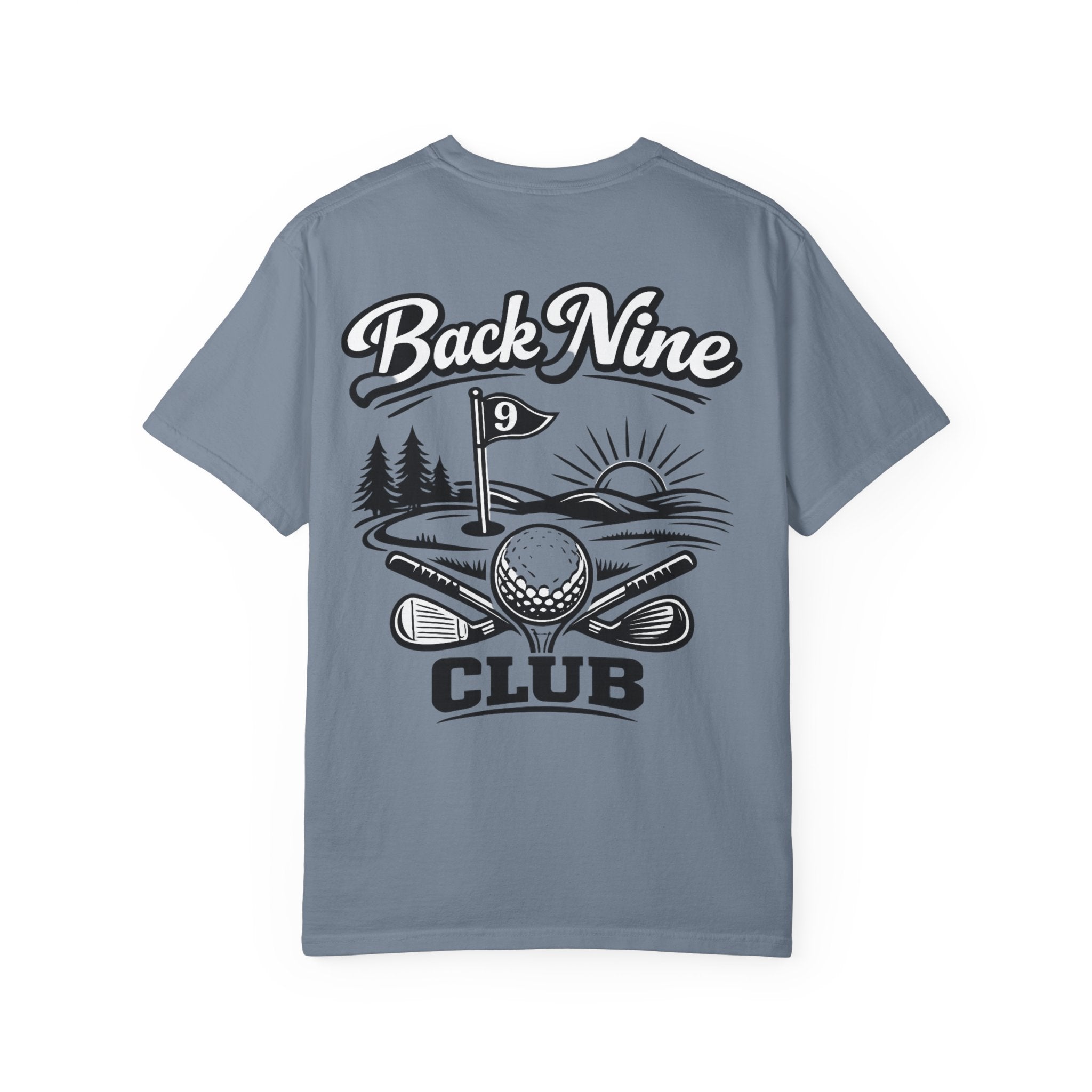Golf Back Nine Club T-Shirt — Vintage 9-Hole Golf Design