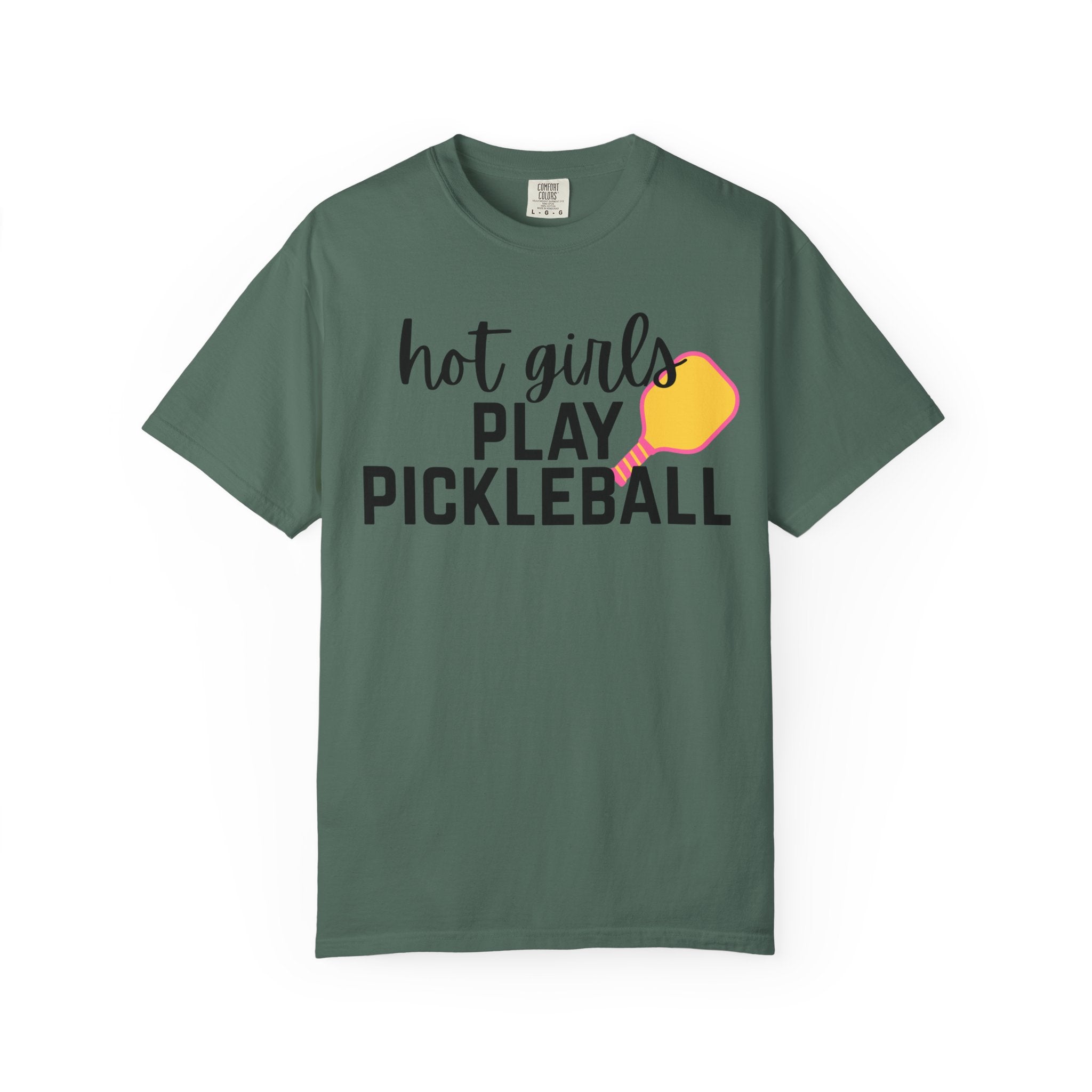 Hot Girls Play Pickleball T-Shirt — Funny Pickleball Tee for Women Players