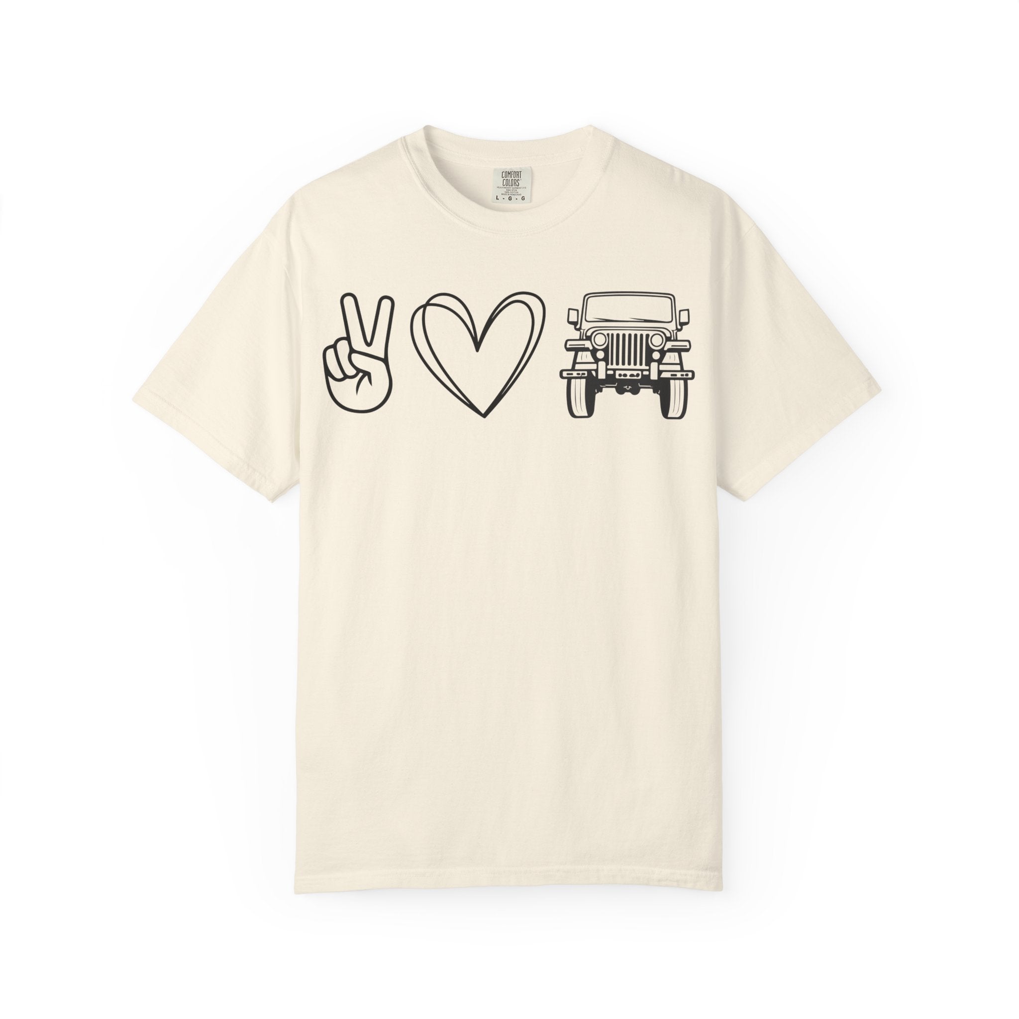 Jeep Peace Heart T-Shirt