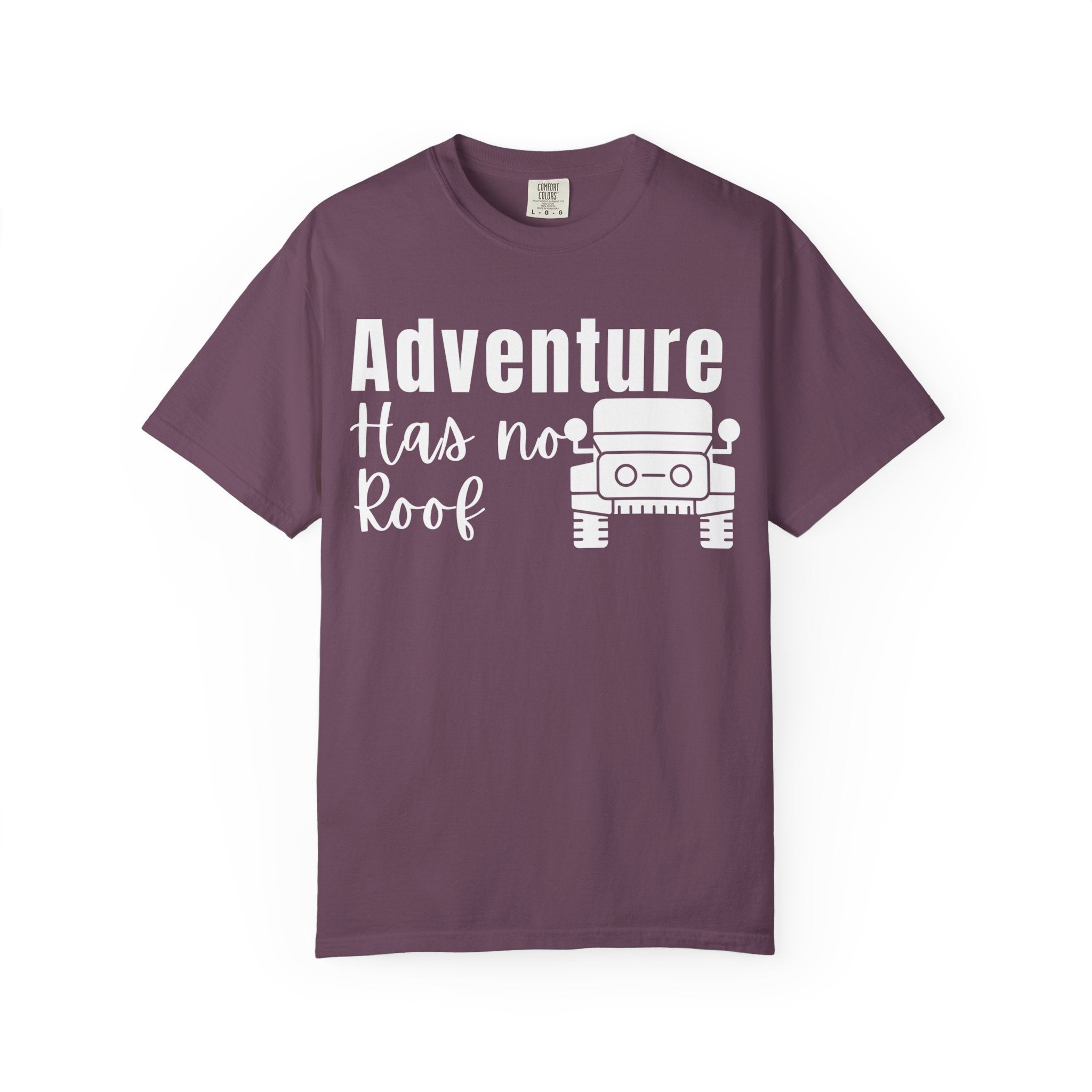 Adventure Has No Roof Jeep T-Shirt