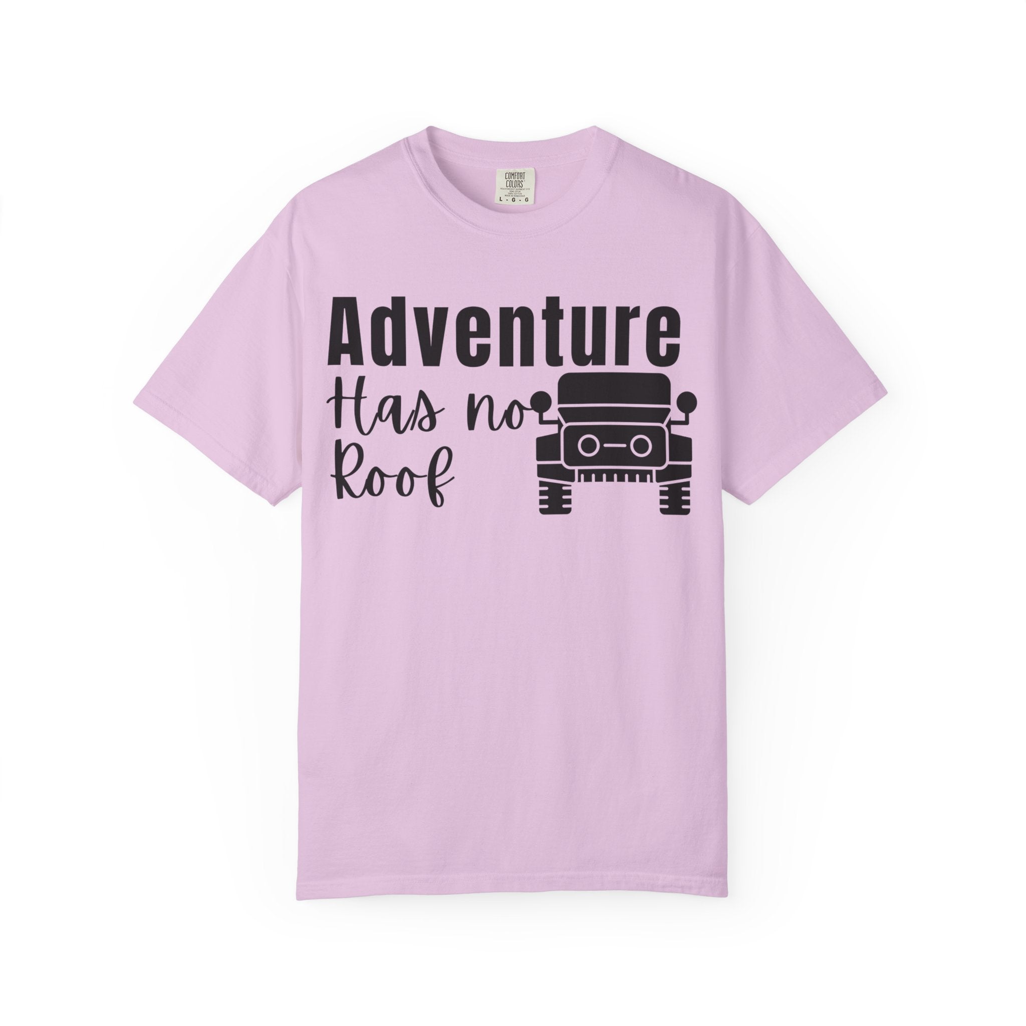 Adventure Has No Roof Tee — Off‑Road Jeep Travel T-Shirt