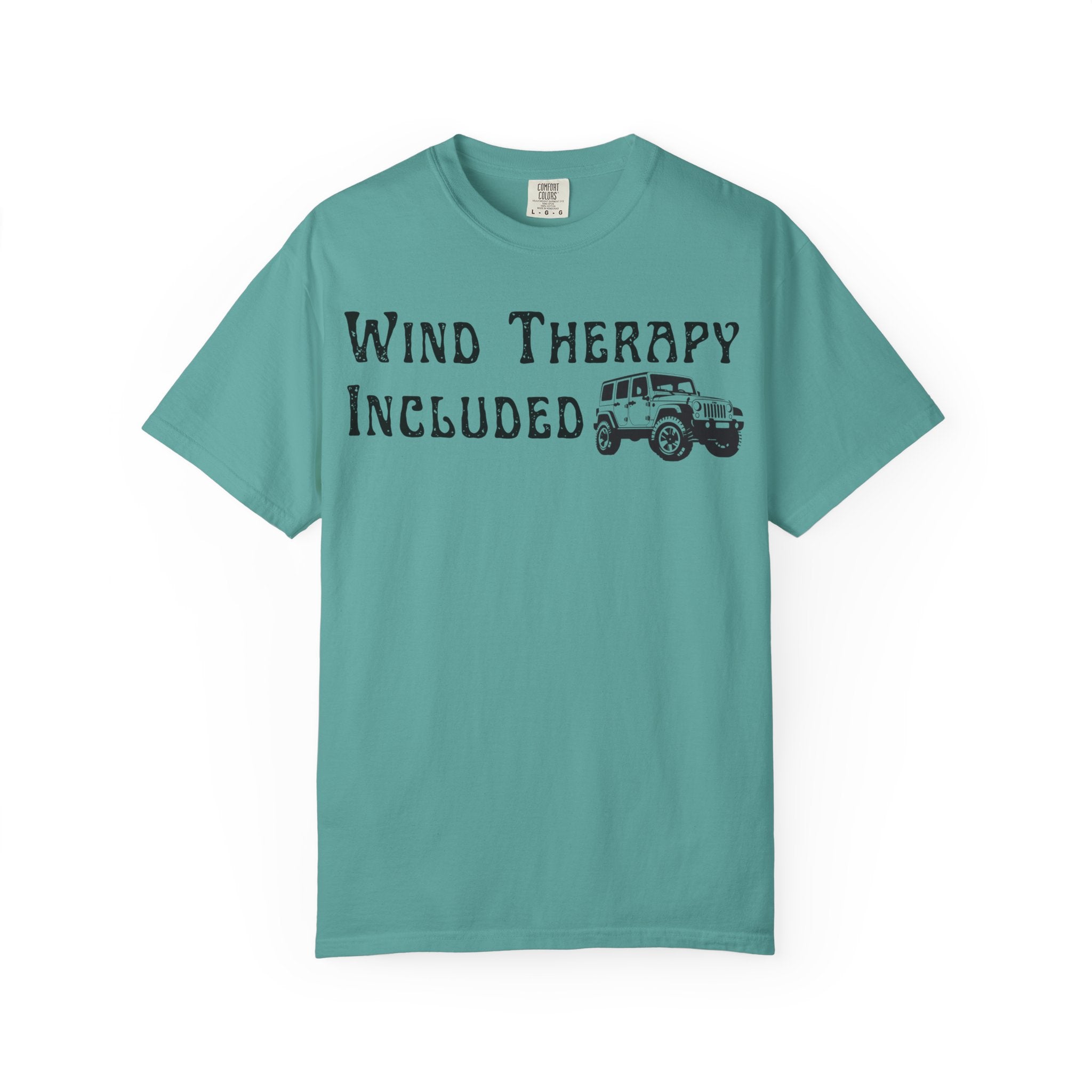 Wind Therapy Included T-Shirt — Vintage Jeep Outdoor Adventure Tee