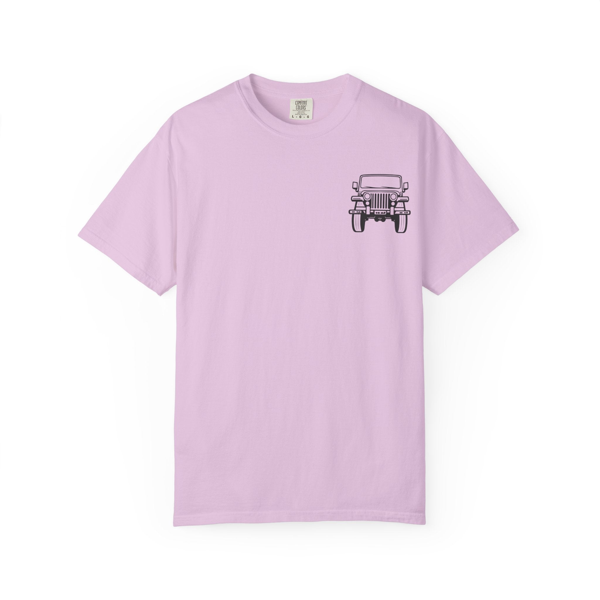 Jeep Graphic T-Shirt — "Financially Stable Was Never the Goal" Casual Adventure Tee
