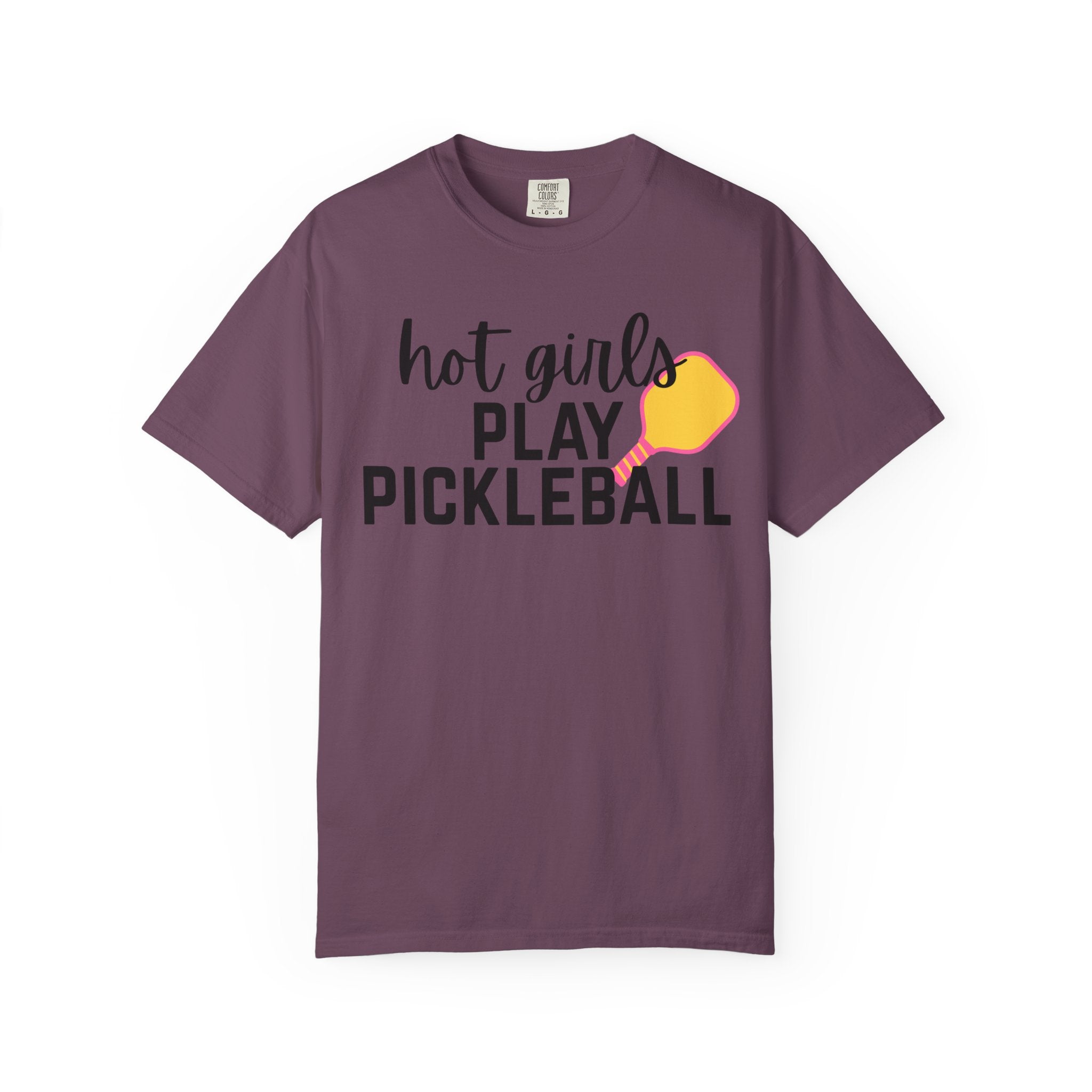 Hot Girls Play Pickleball T-Shirt — Funny Pickleball Tee for Women Players