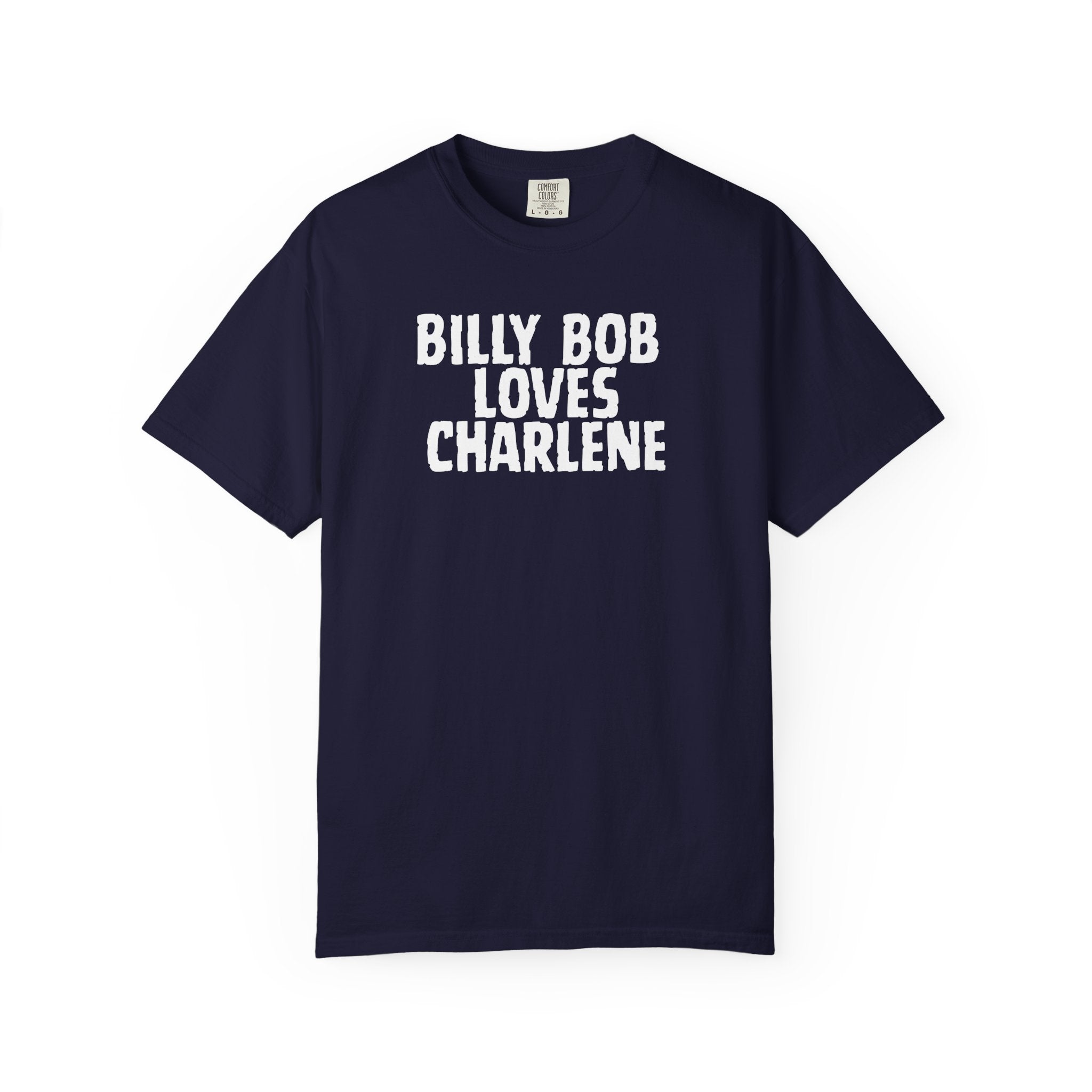 Personalized Name T-Shirt — “BILLY BOB LOVES CHARLENE” Vintage-Look Tee