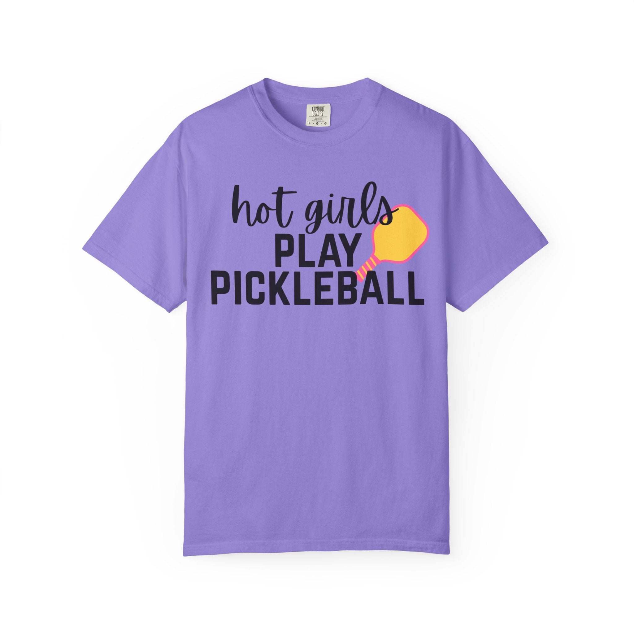 Hot Girls Play Pickleball T-Shirt — Funny Pickleball Tee for Women Players