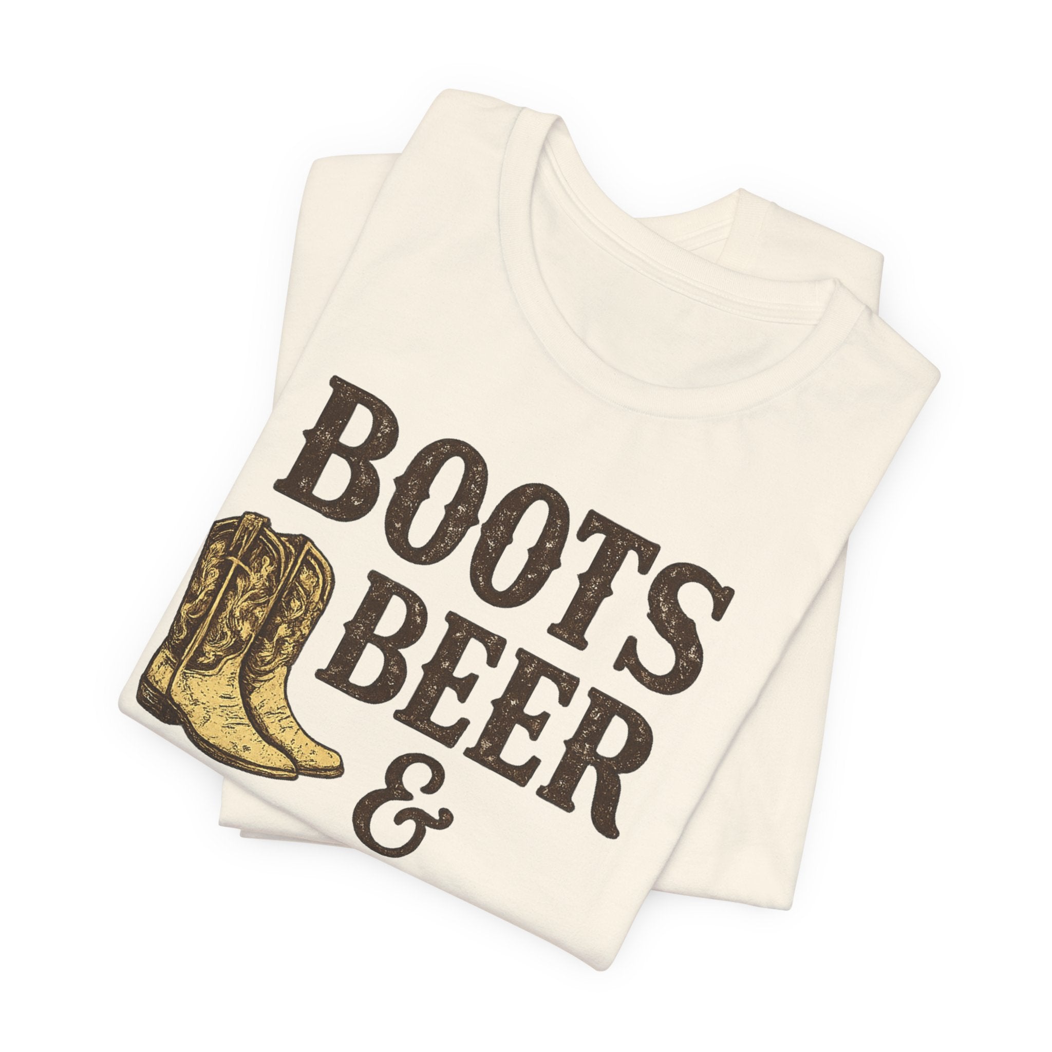 Boots Beer & Backroads Tee — Country Western Graphic T-Shirt