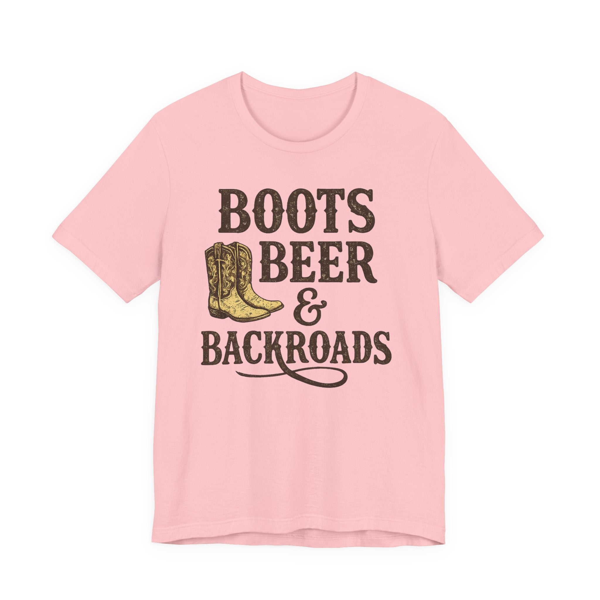 Boots Beer & Backroads Tee — Country Western Graphic T-Shirt