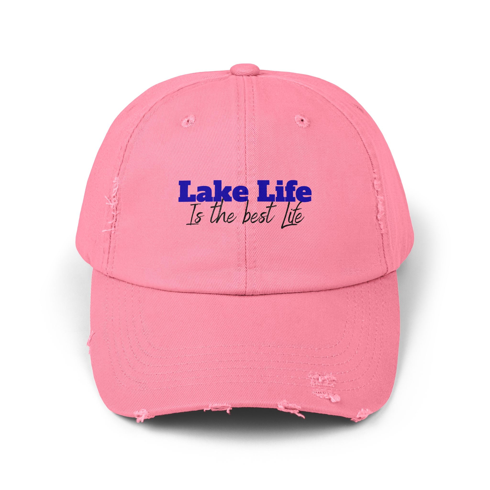 Lake Life Is the Best Life Distressed Cap