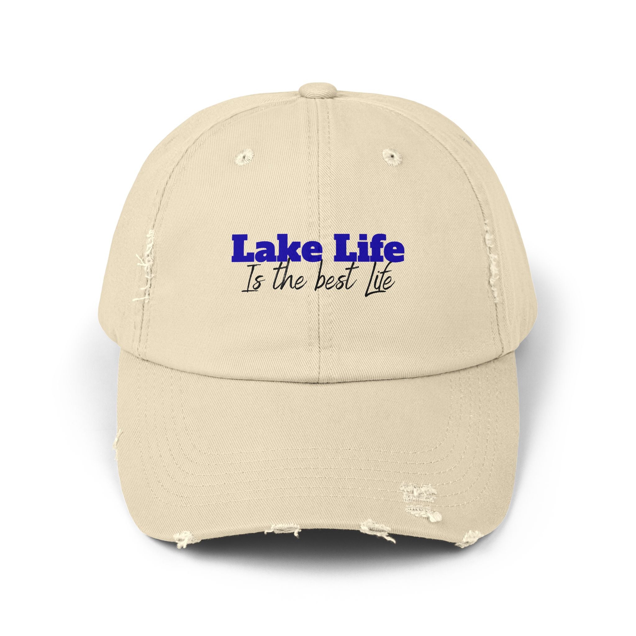 Lake Life Is the Best Life Distressed Cap