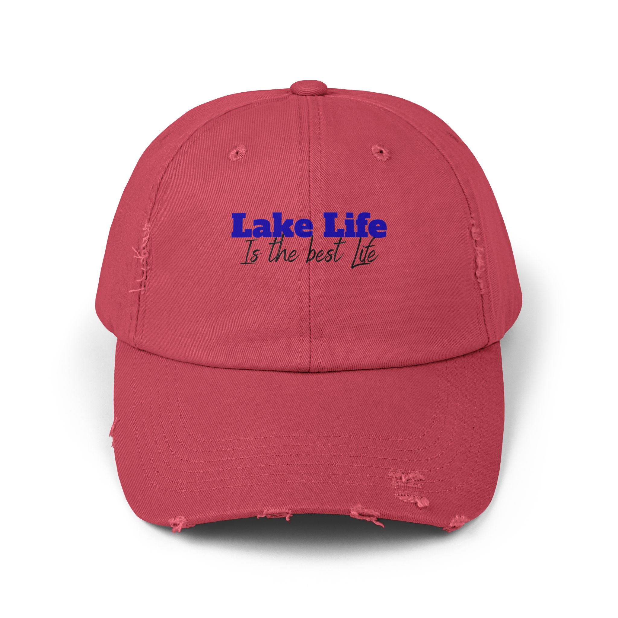 Lake Life Is the Best Life Distressed Cap