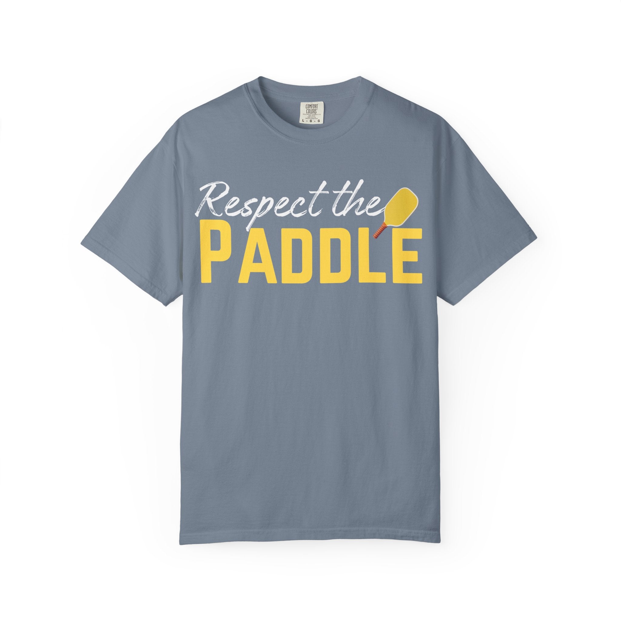 Respect the Paddle T-Shirt — Pickleball paddle