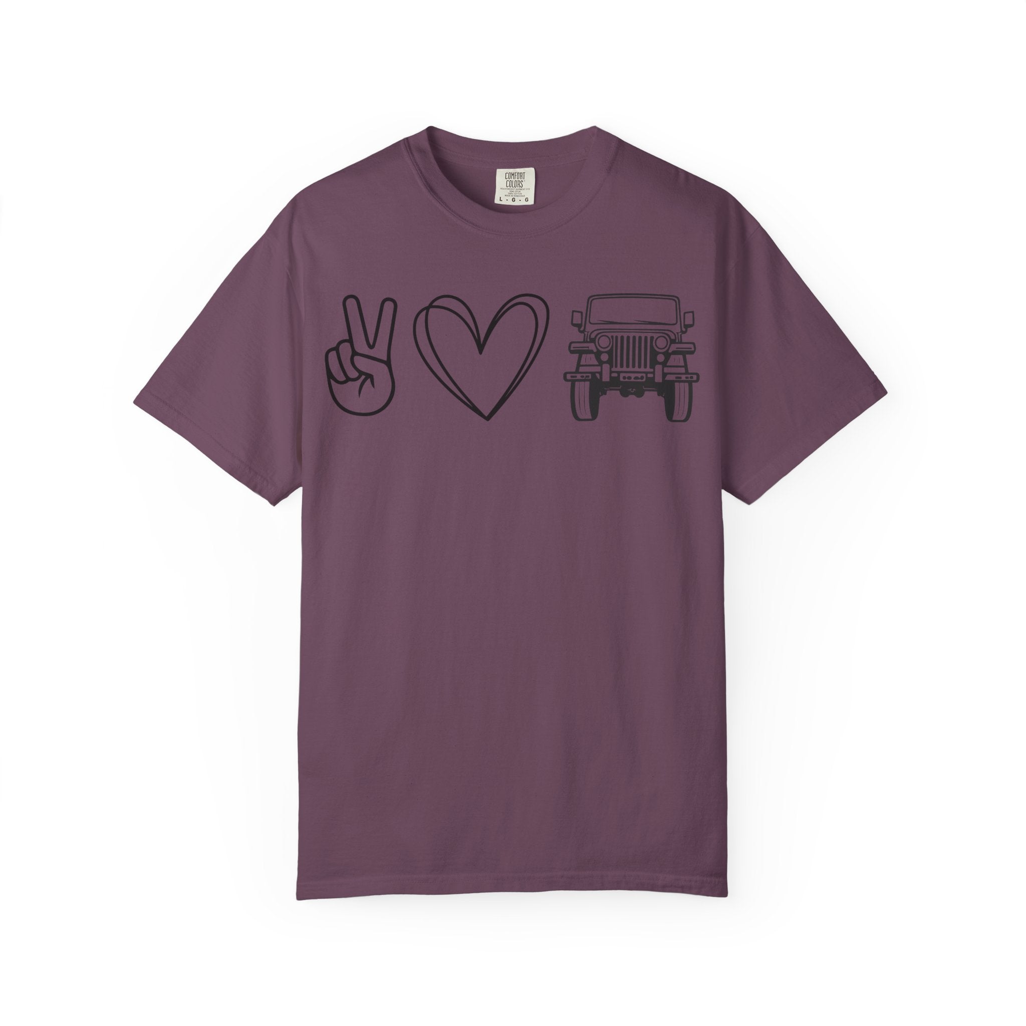 Jeep Peace Heart T-Shirt