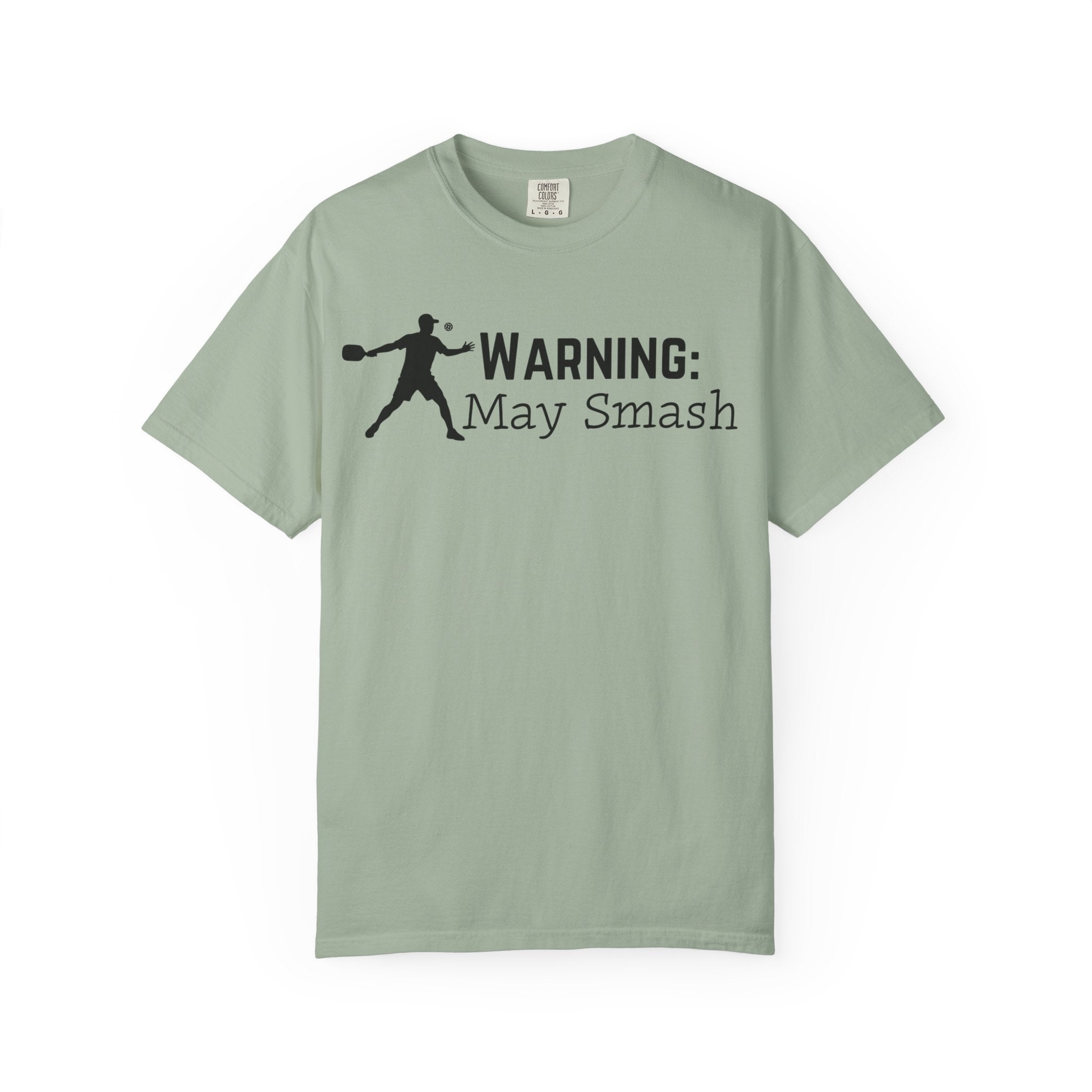 Warning: May Smash T-Shirt — Funny Baseball/Softball Player Tee