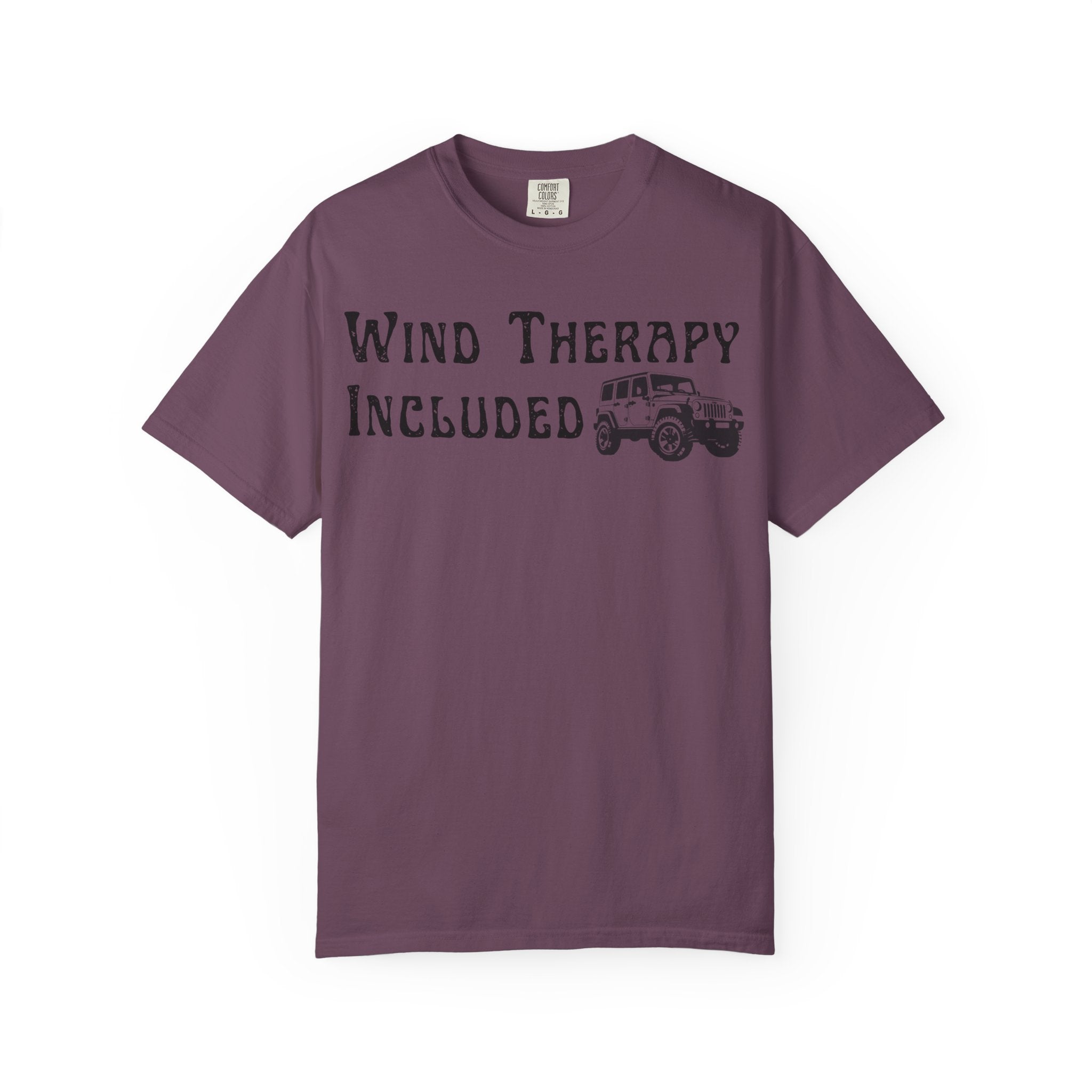 Wind Therapy Included T-Shirt — Vintage Jeep Outdoor Adventure Tee