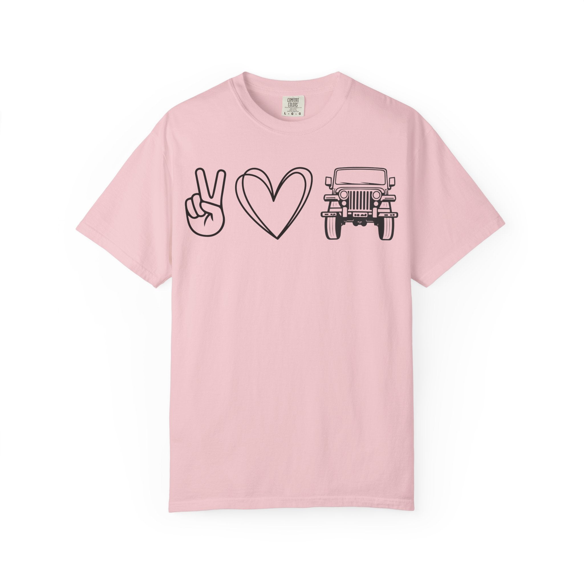 Jeep Peace Heart T-Shirt