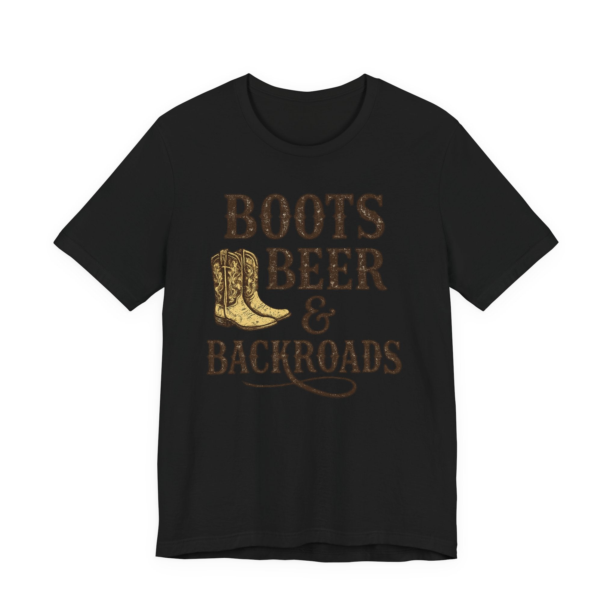 Boots Beer & Backroads Tee — Country Western Graphic T-Shirt