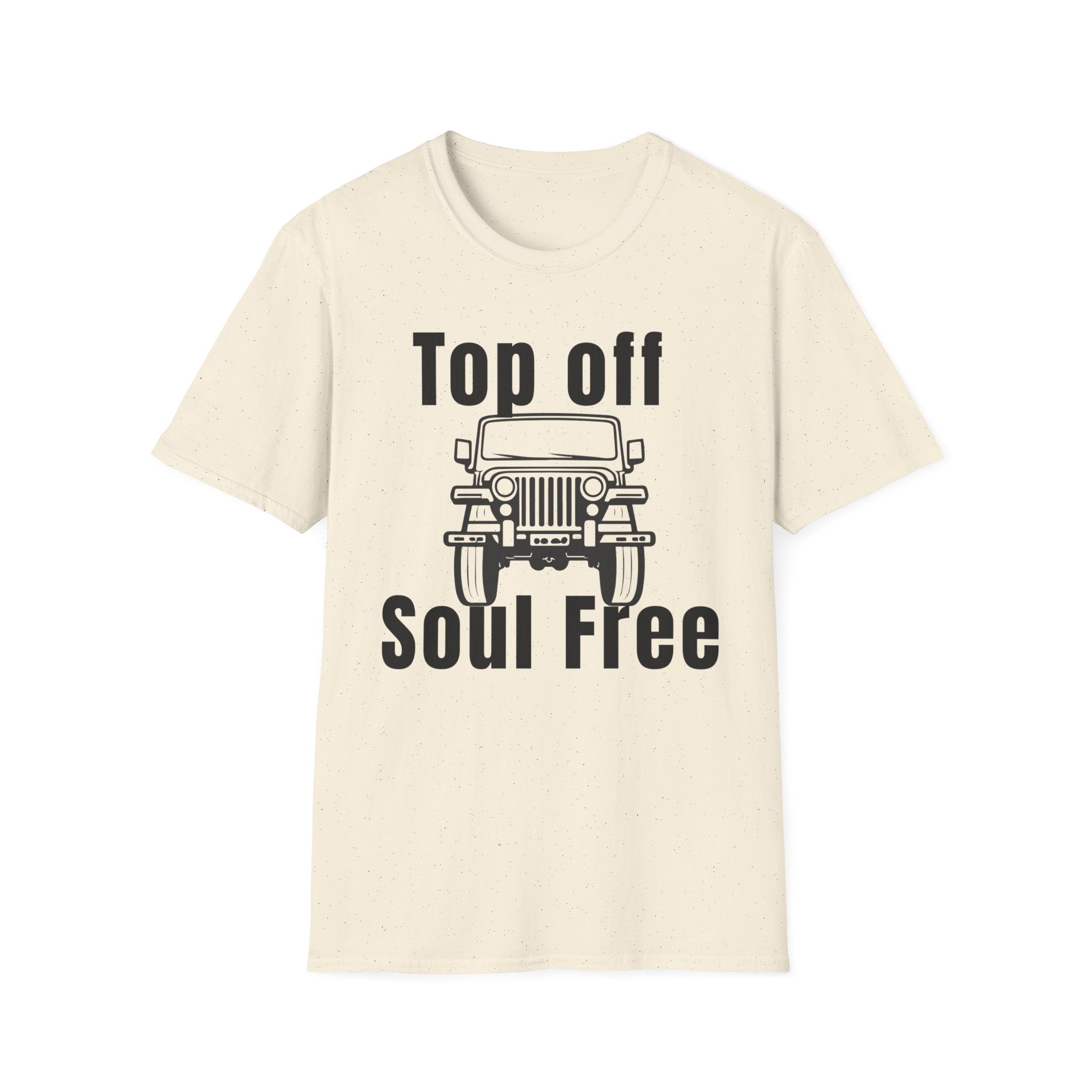 Jeep "Top Off Soul Free" T-Shirt - Off-Road Adventure Graphic Tee