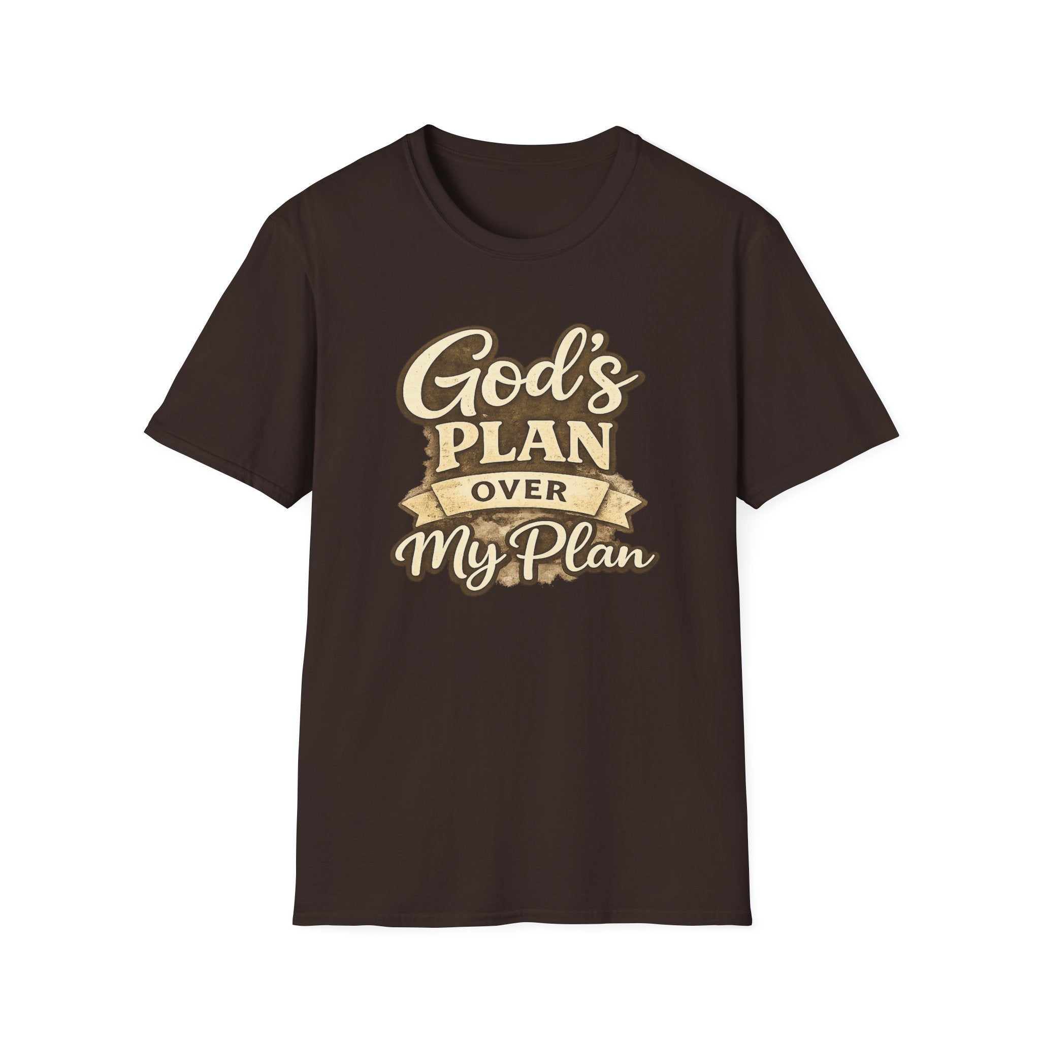 God's Plan Over My Plan T-Shirt — Inspirational Christian Faith Tee