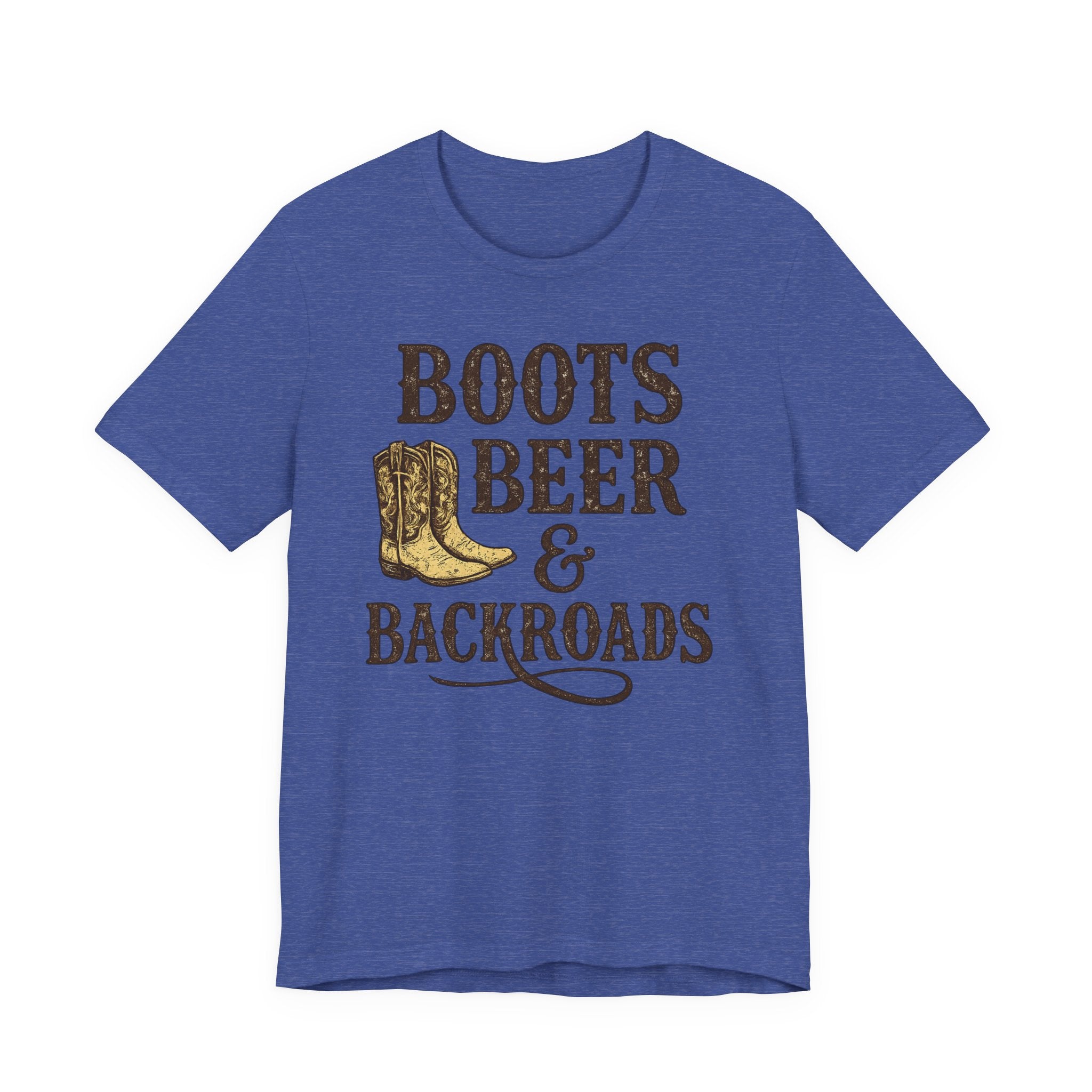 Boots Beer & Backroads Tee — Country Western Graphic T-Shirt