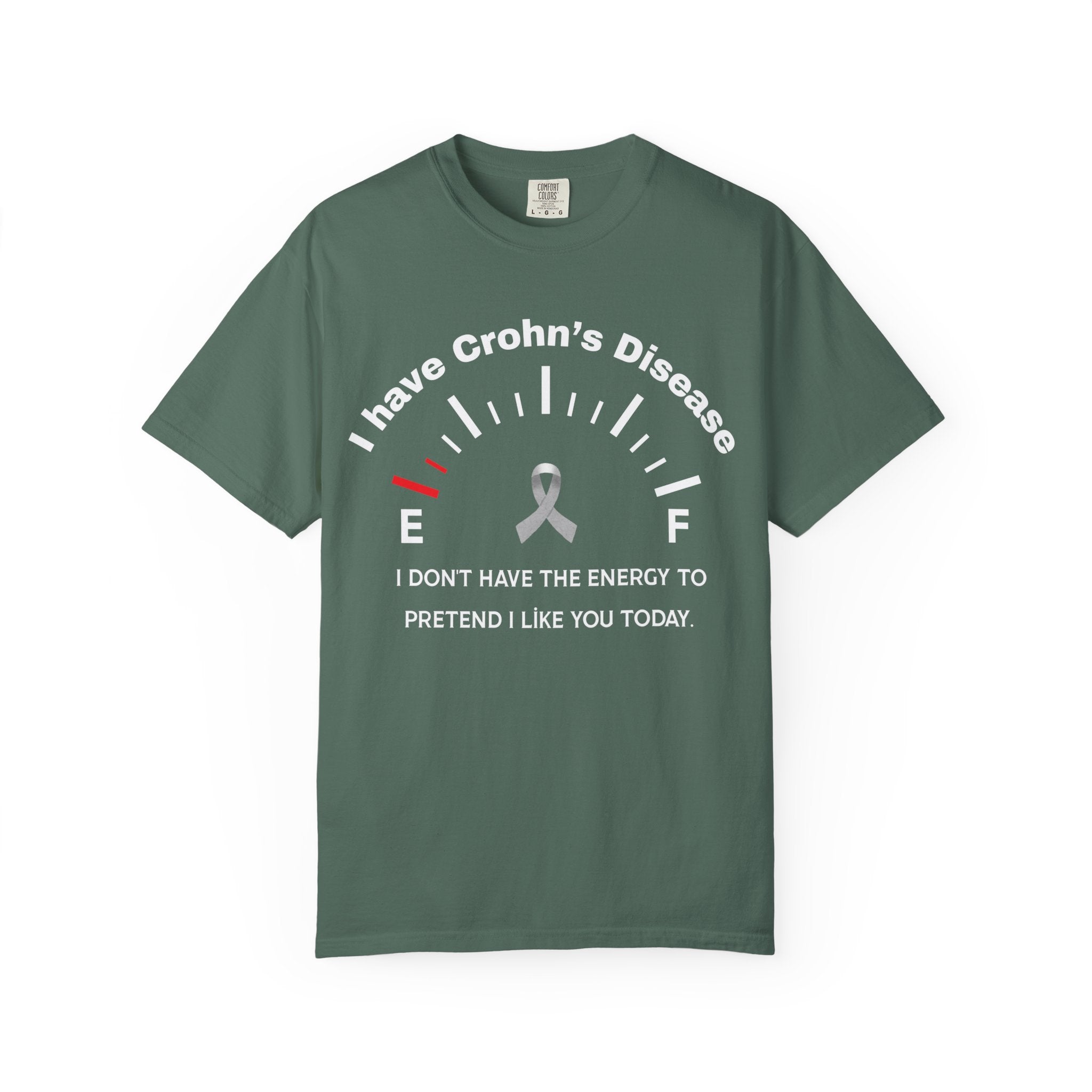 Crohn's Disease Awareness T-Shirt — "I Don't Have the Energy"