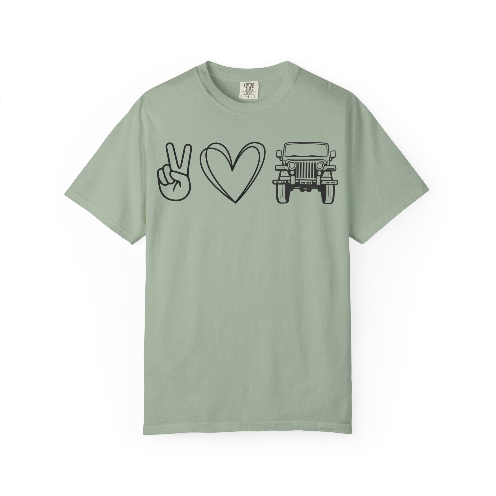 Jeep Peace Heart T-Shirt