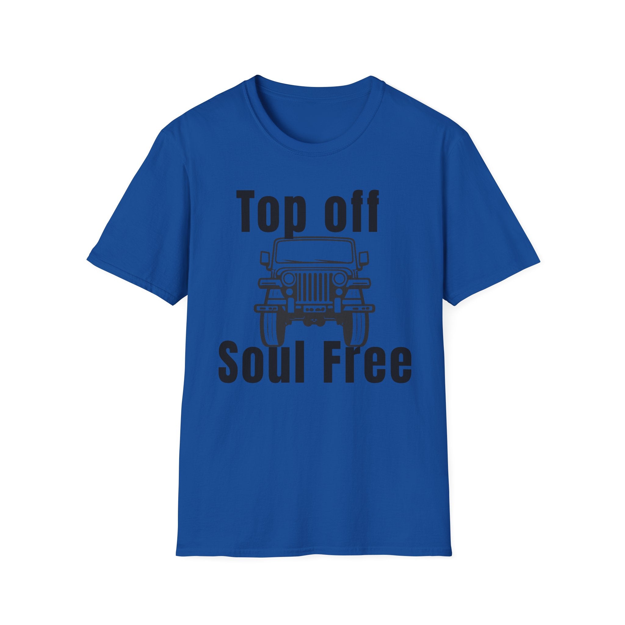 Jeep "Top Off Soul Free" T-Shirt - Off-Road Adventure Graphic Tee