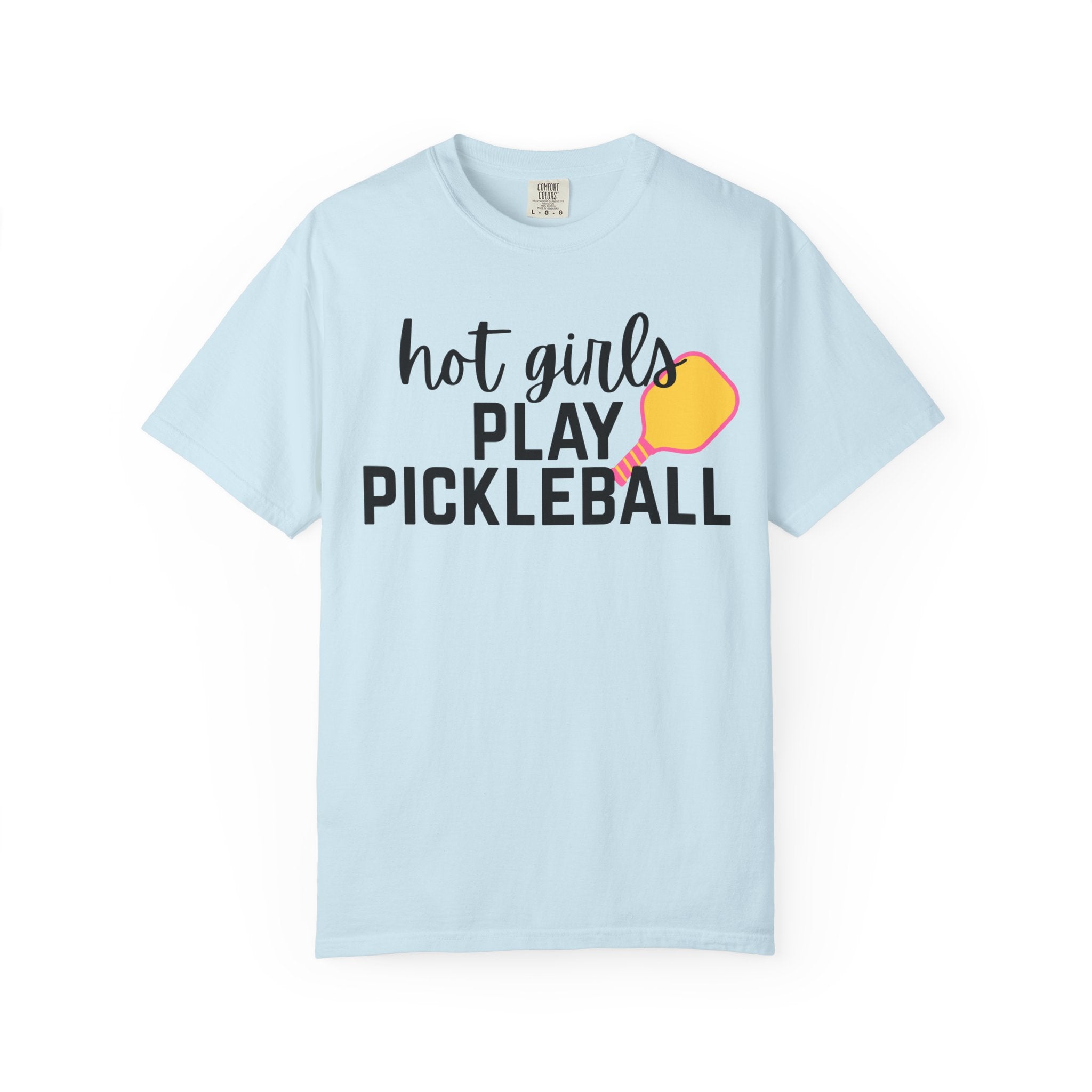 Hot Girls Play Pickleball T-Shirt — Funny Pickleball Tee for Women Players