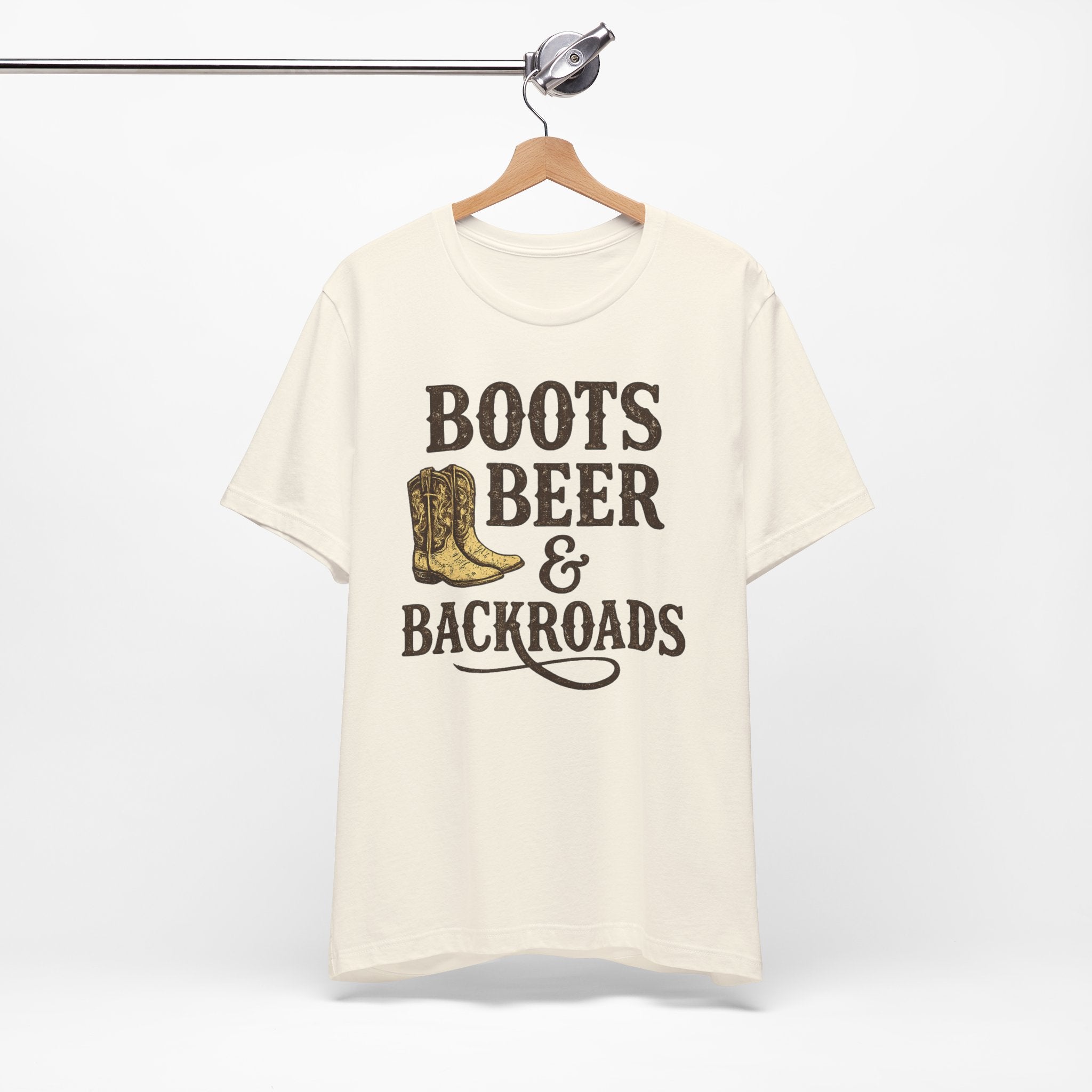 Boots Beer & Backroads Tee — Country Western Graphic T-Shirt