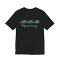 Keep Swimming T‑Shirt — Motivational Script Tee